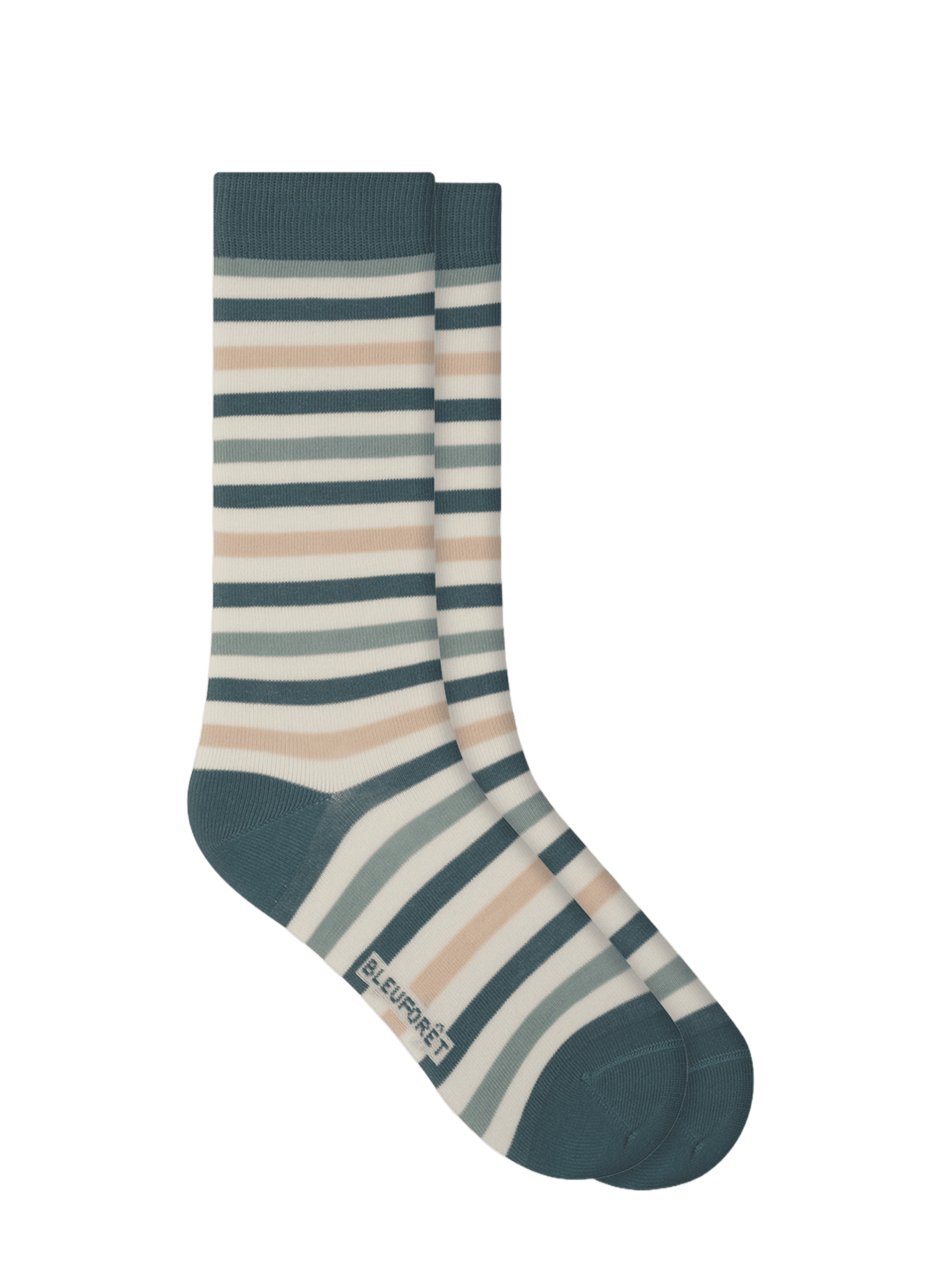 Striped ankle socks BLEUFORÊT Green