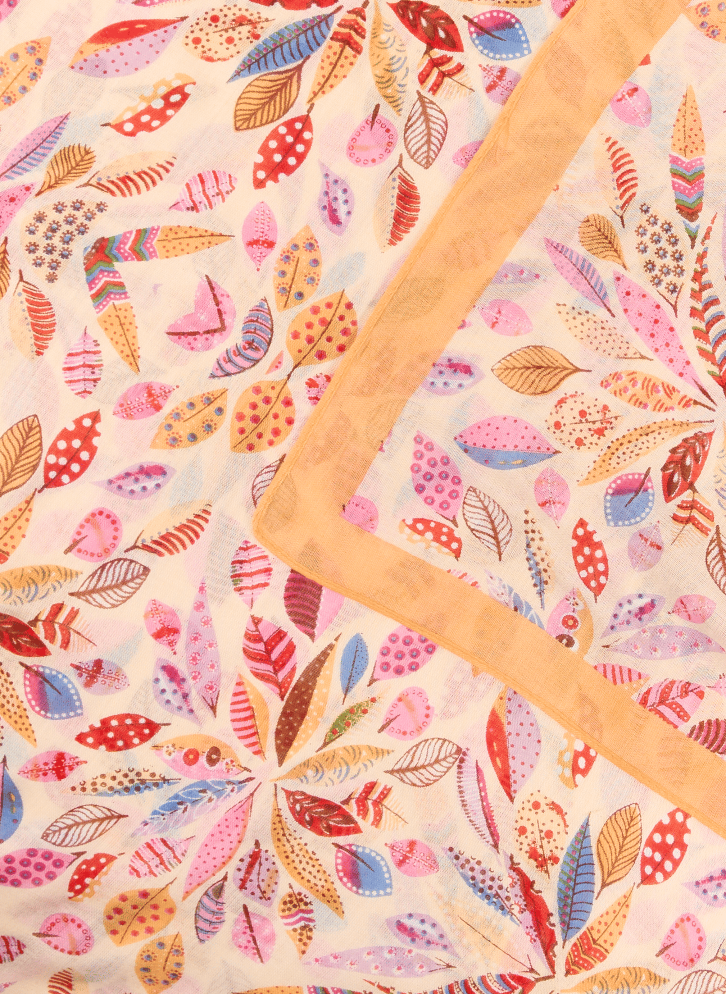 Foulard imprimé AU PRINTEMPS PARIS Orange