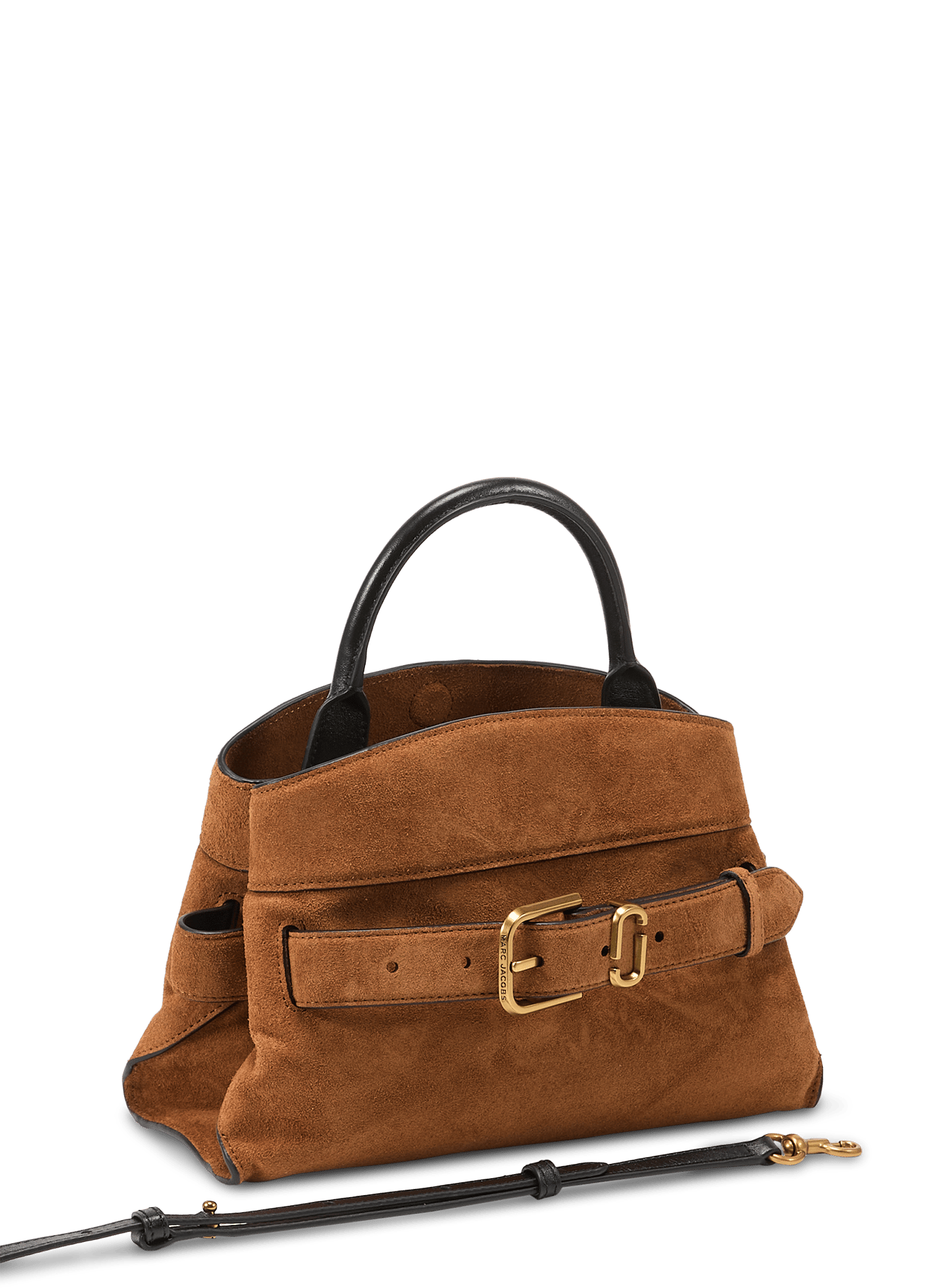 Borsa a tracolla Dakota Satchel in camoscio MARC JACOBS Marrone