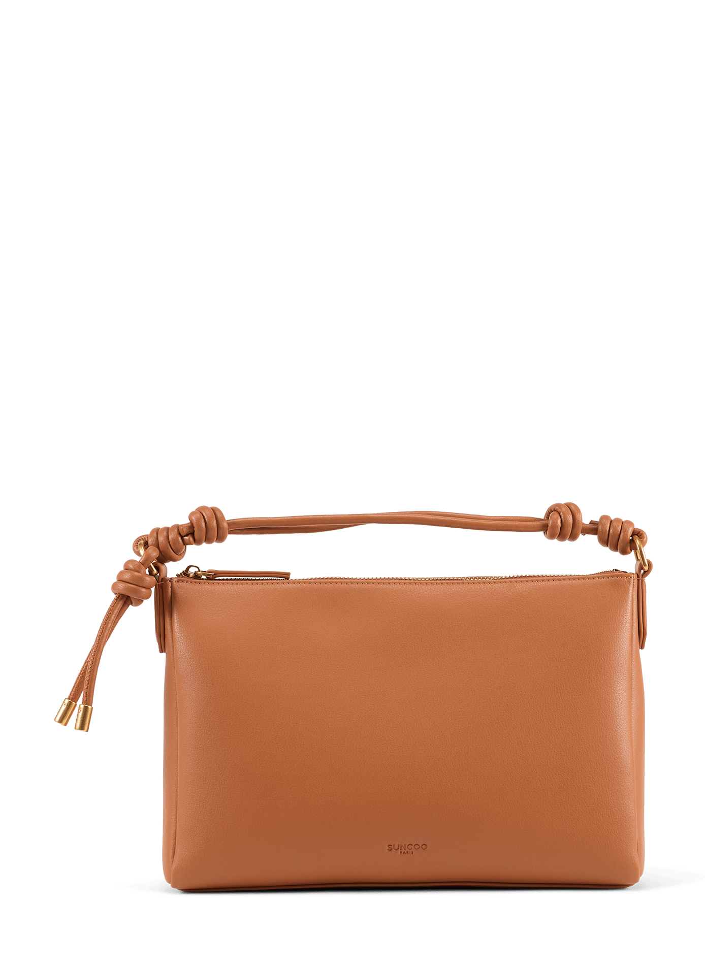 Sac à main Bianca en cuir mélangé SUNCOO Marron