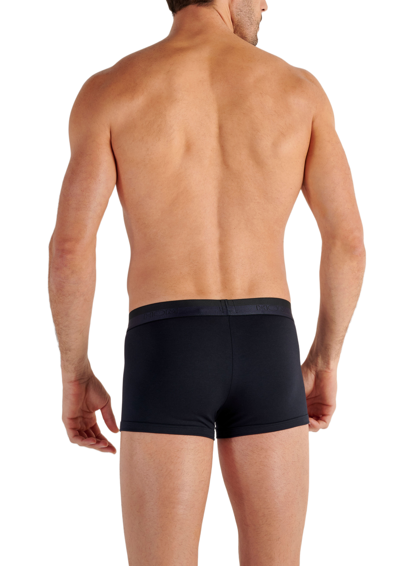 Boxer en coton mélangé HOM Bleu