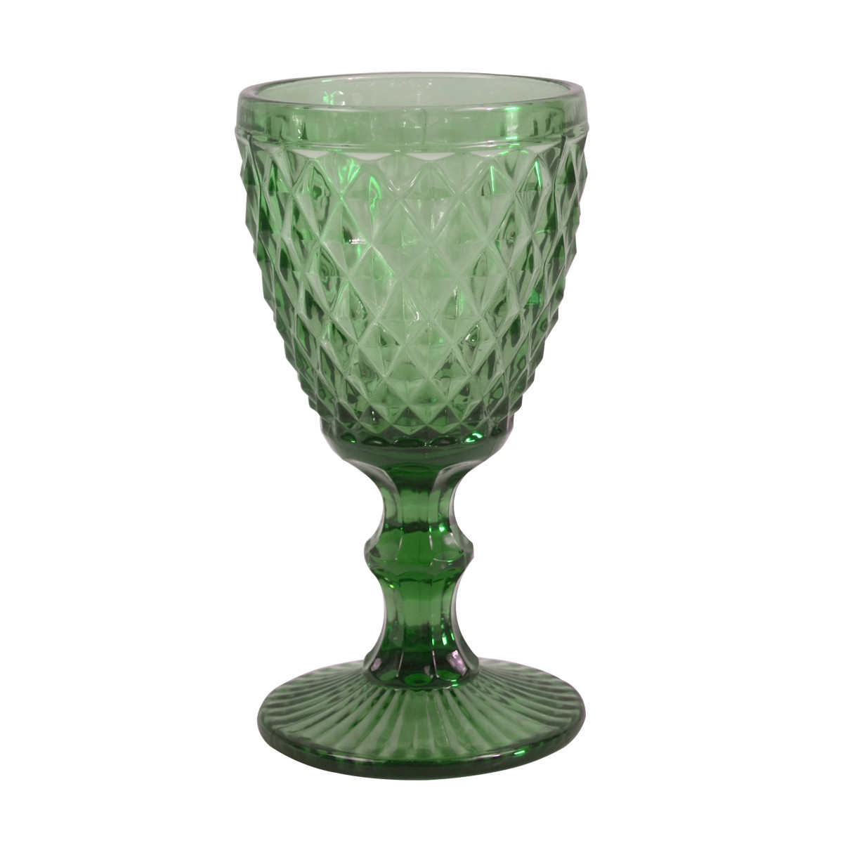 Diamond - 6 verres à pied 20 cl MEDARD DE NOBLAT Vert