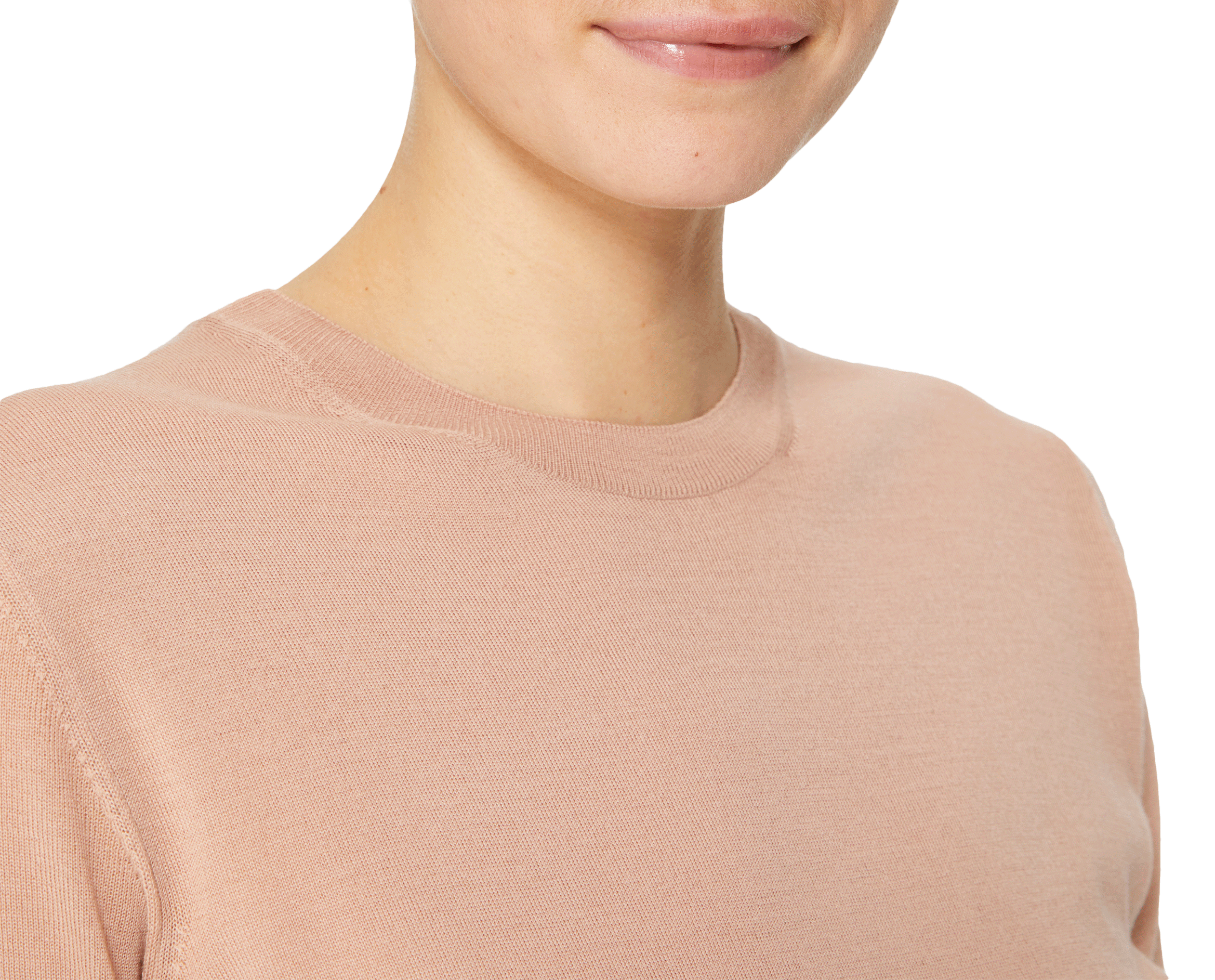 Woll-Rundhalspullover PRADA Rosa