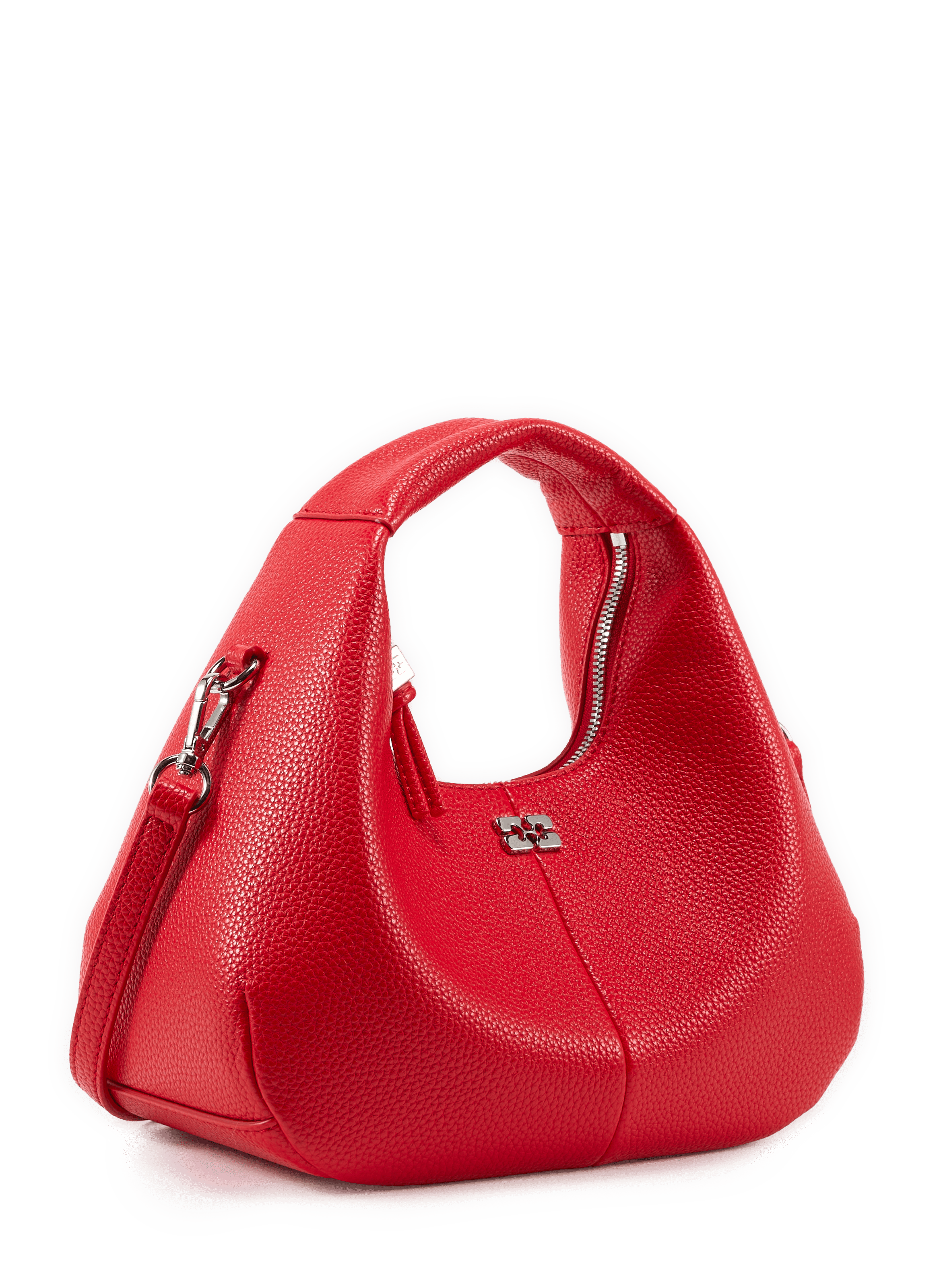 Hobo Mini bag with mirror tag GANNI Red