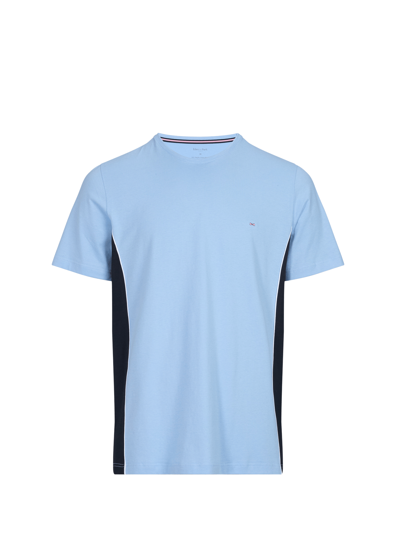 Pyjama set with elasticated waist shorts in cotton EDEN PARK Blue