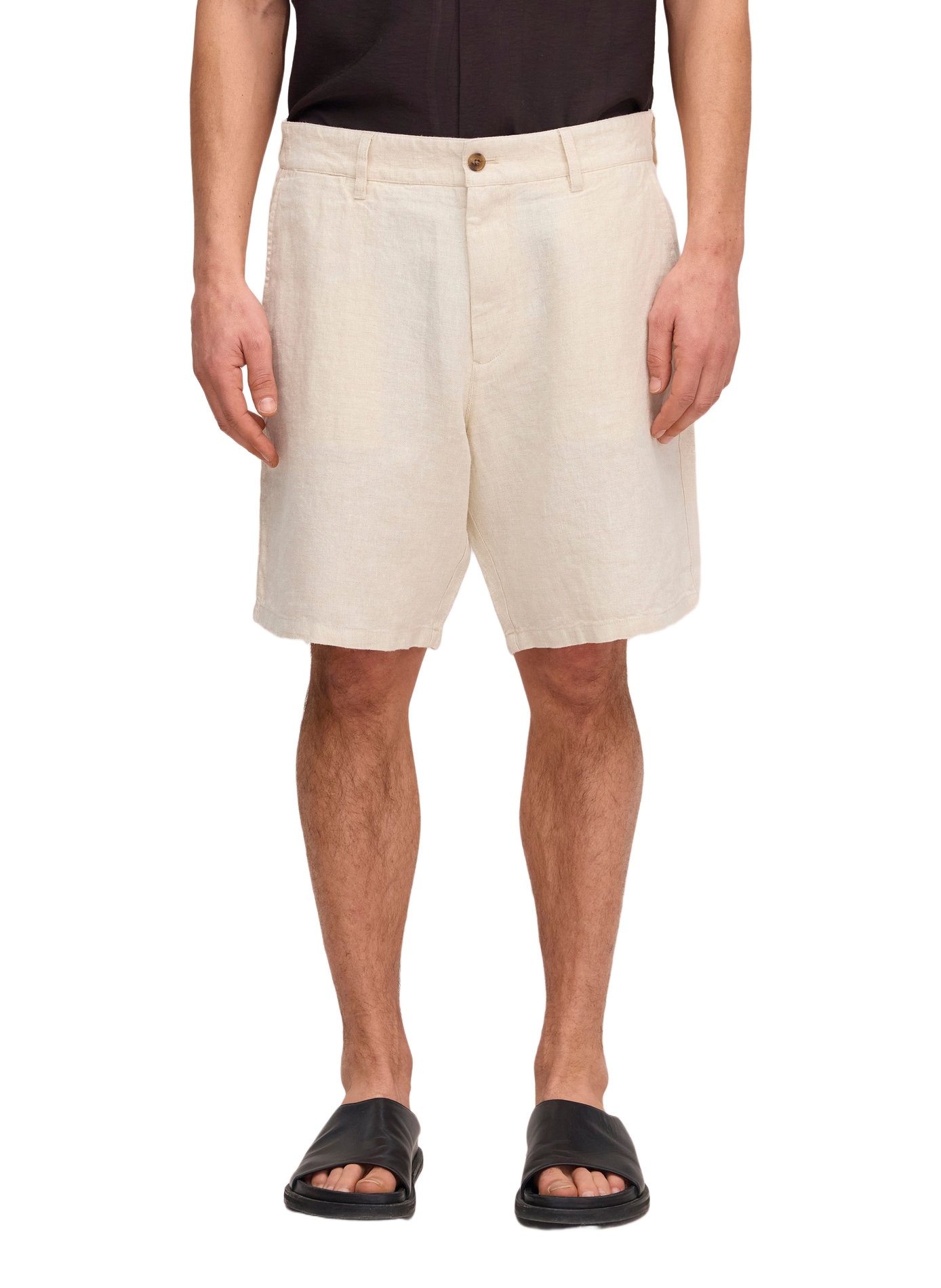 Short droit en lin NN.07 Beige