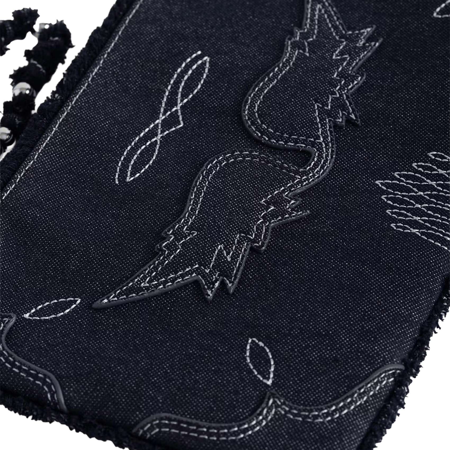 Geborduurde katoenen mix clutch ZADIG&VOLTAIRE Blauw