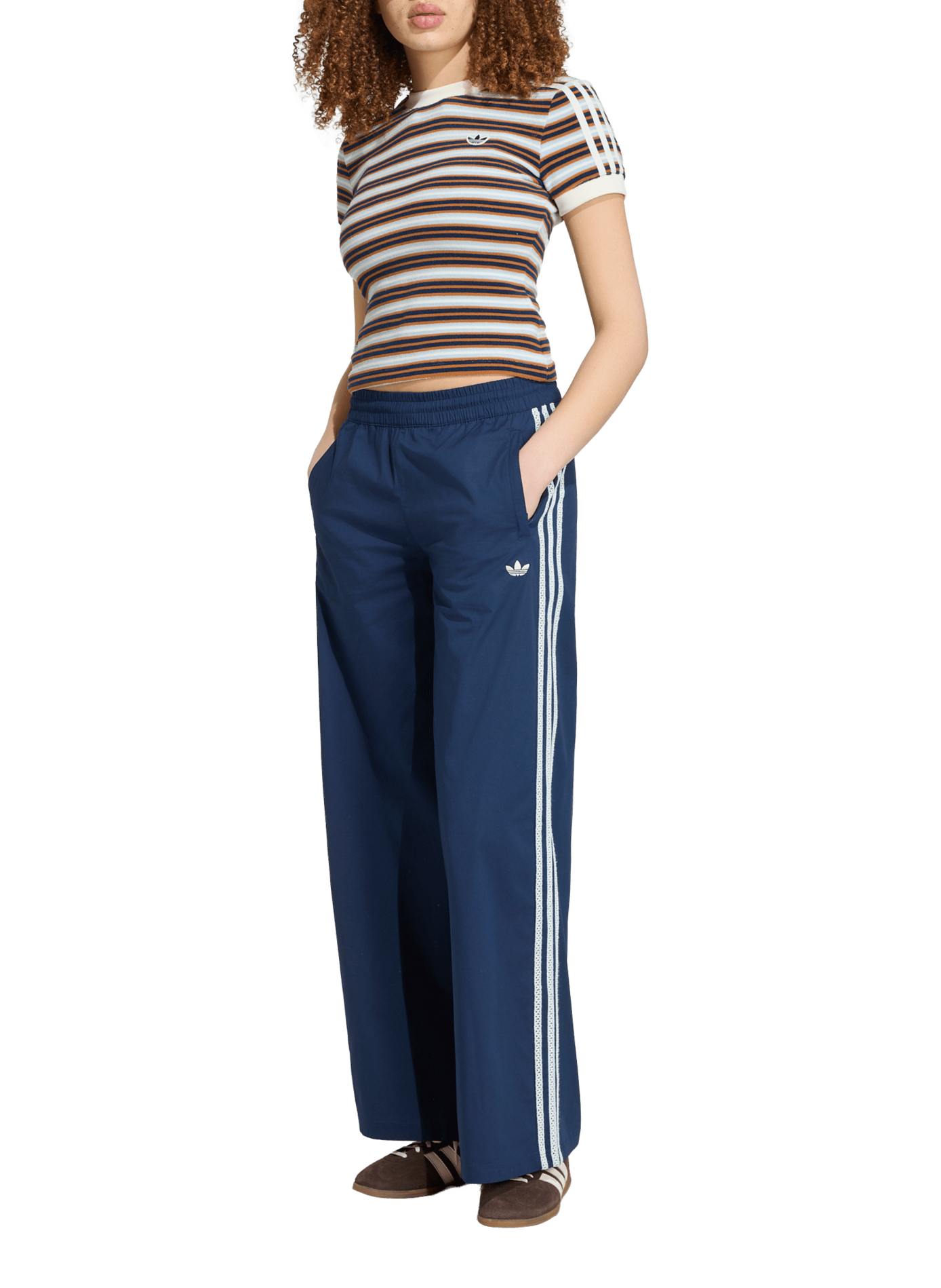 Sweatpants in blended cotton ADIDAS Blue