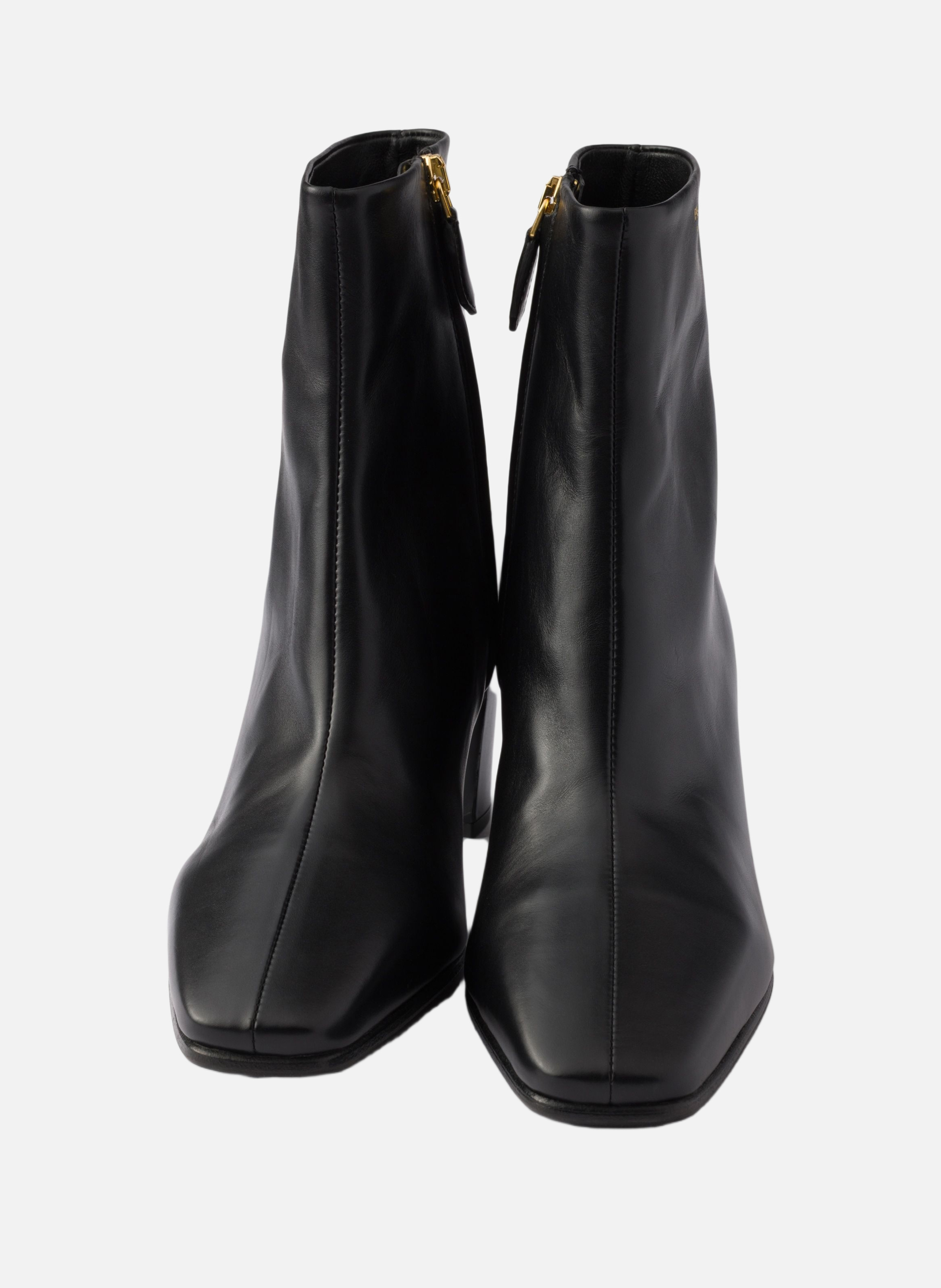 Bottines en cuir PRADA Noir