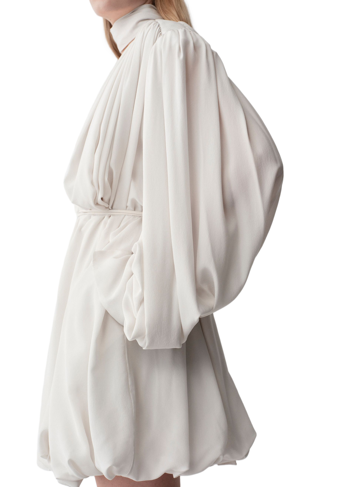Short silk Allegra dress CALVIN KLEIN COLLECTION White