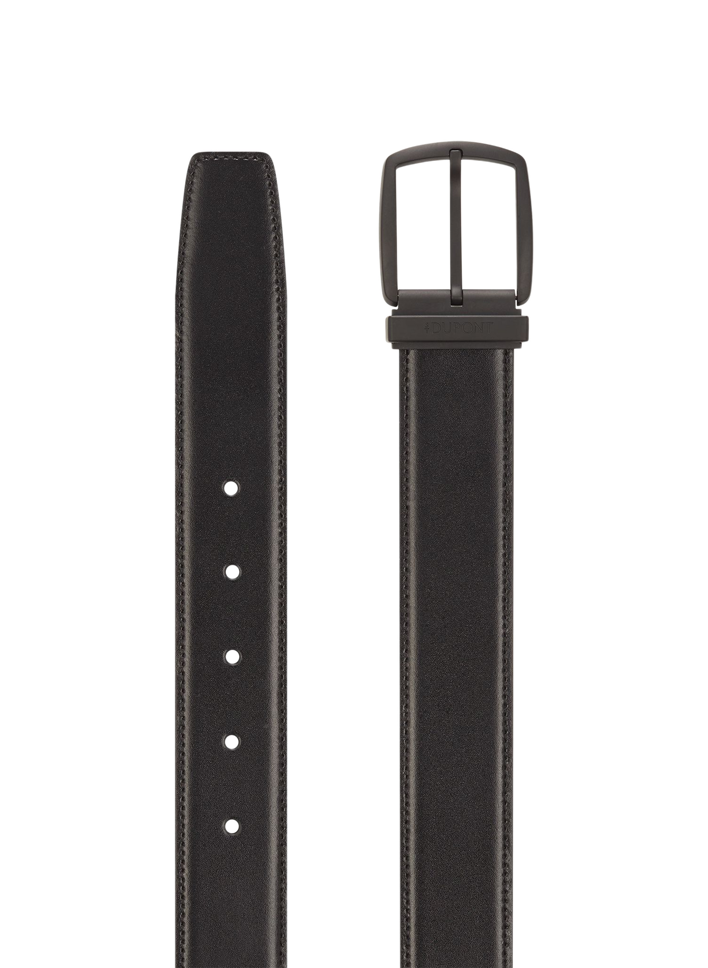 Leren riem Line D S.T. DUPONT Zwart