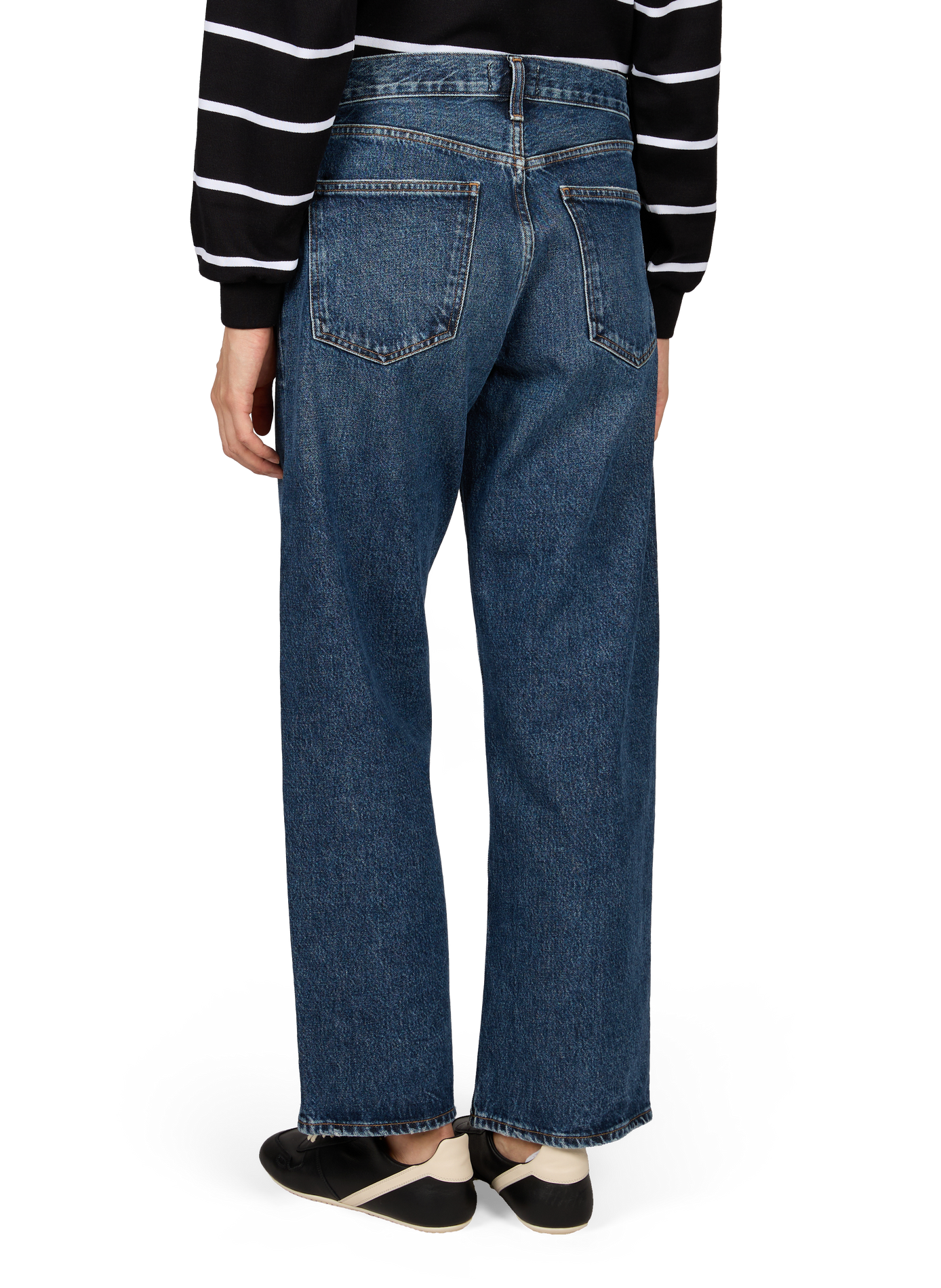 Jeans large Arc en coton AGOLDE Bleu