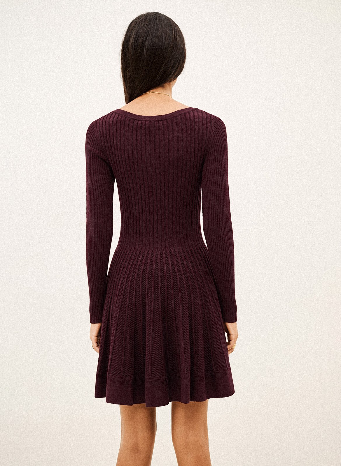 Robe courte manches longues paola BA&SH Violet