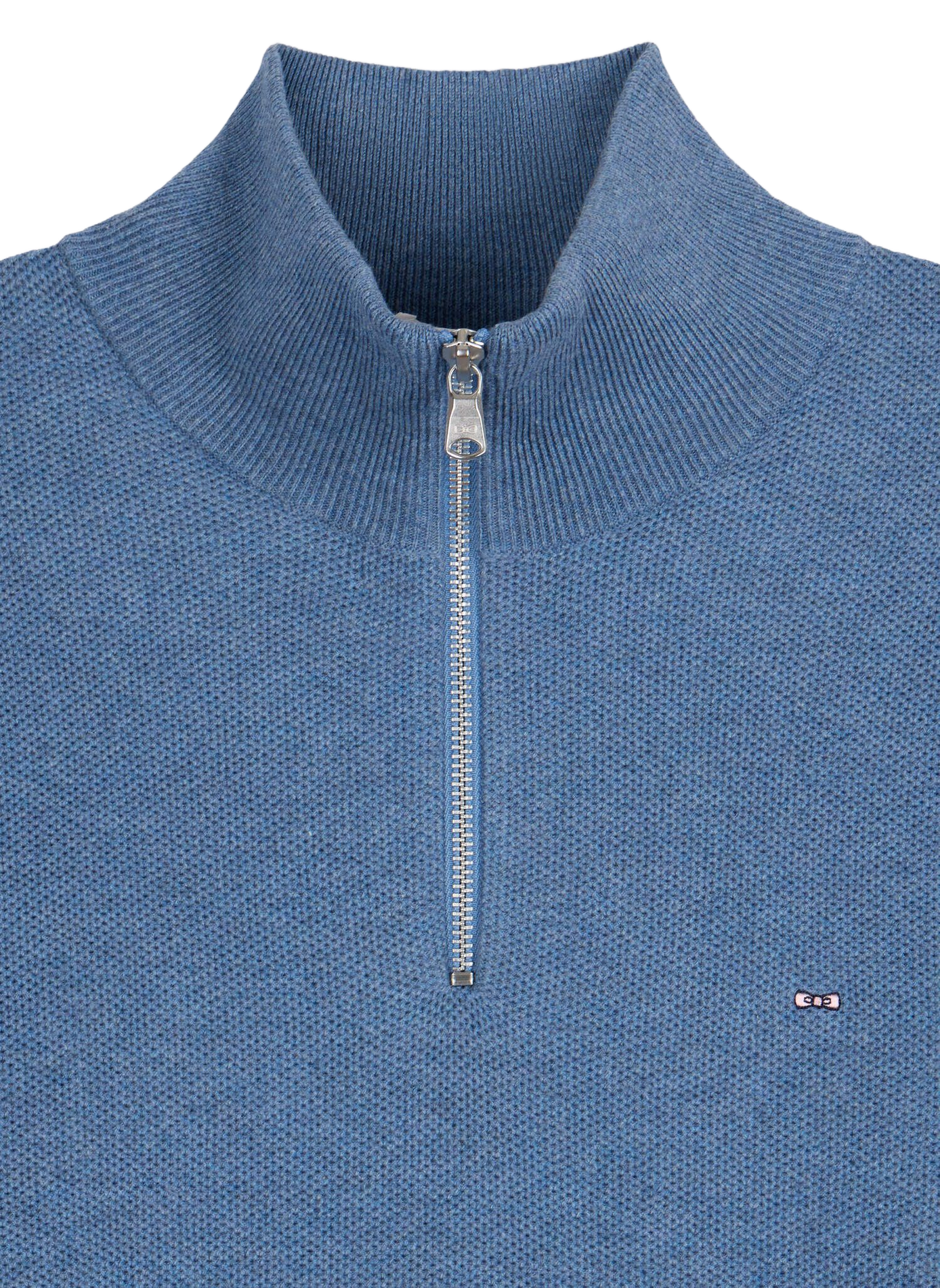 Pull col montant en coton EDEN PARK Blue