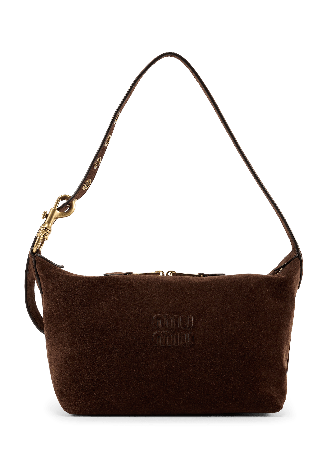Spirit-tas van suèdeleer MIU MIU Bruin