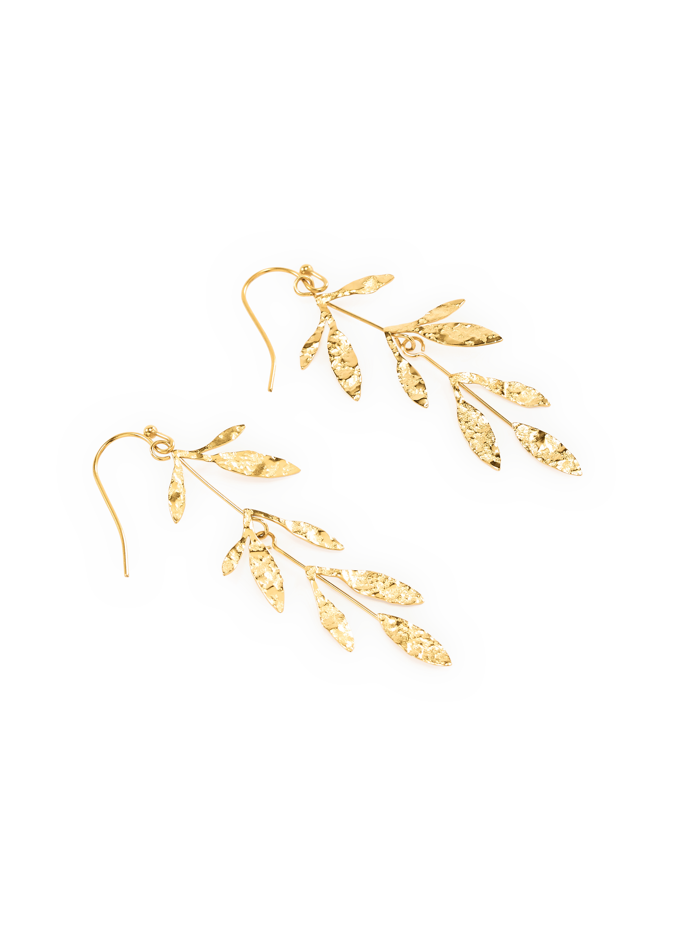 Ohrringe aus Stahl AU PRINTEMPS PARIS Golden