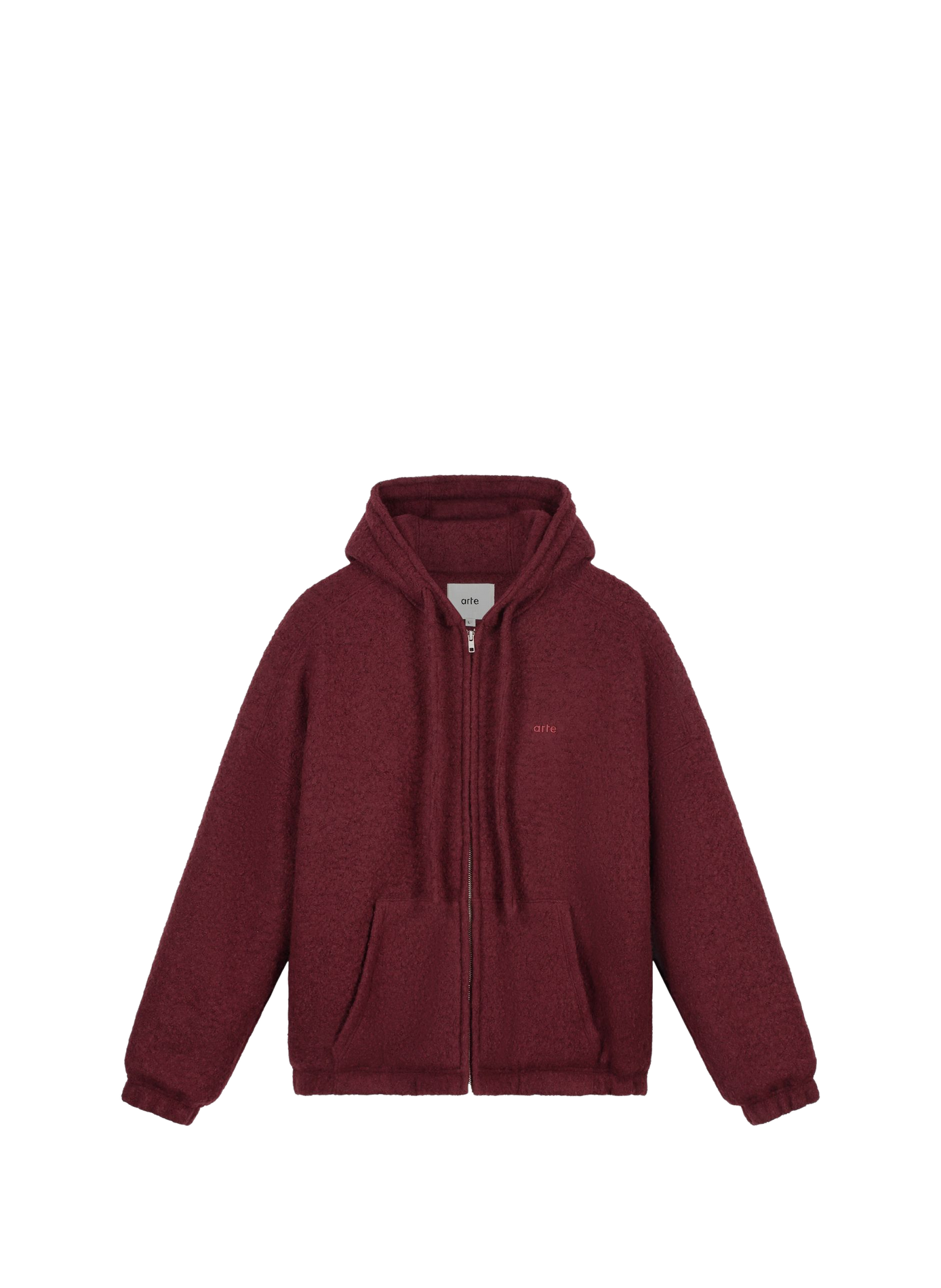 Veste ample à capuche unie ARTE ANTWERP Red