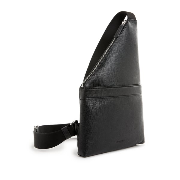 Sacoche sling Charles en cuir grainé