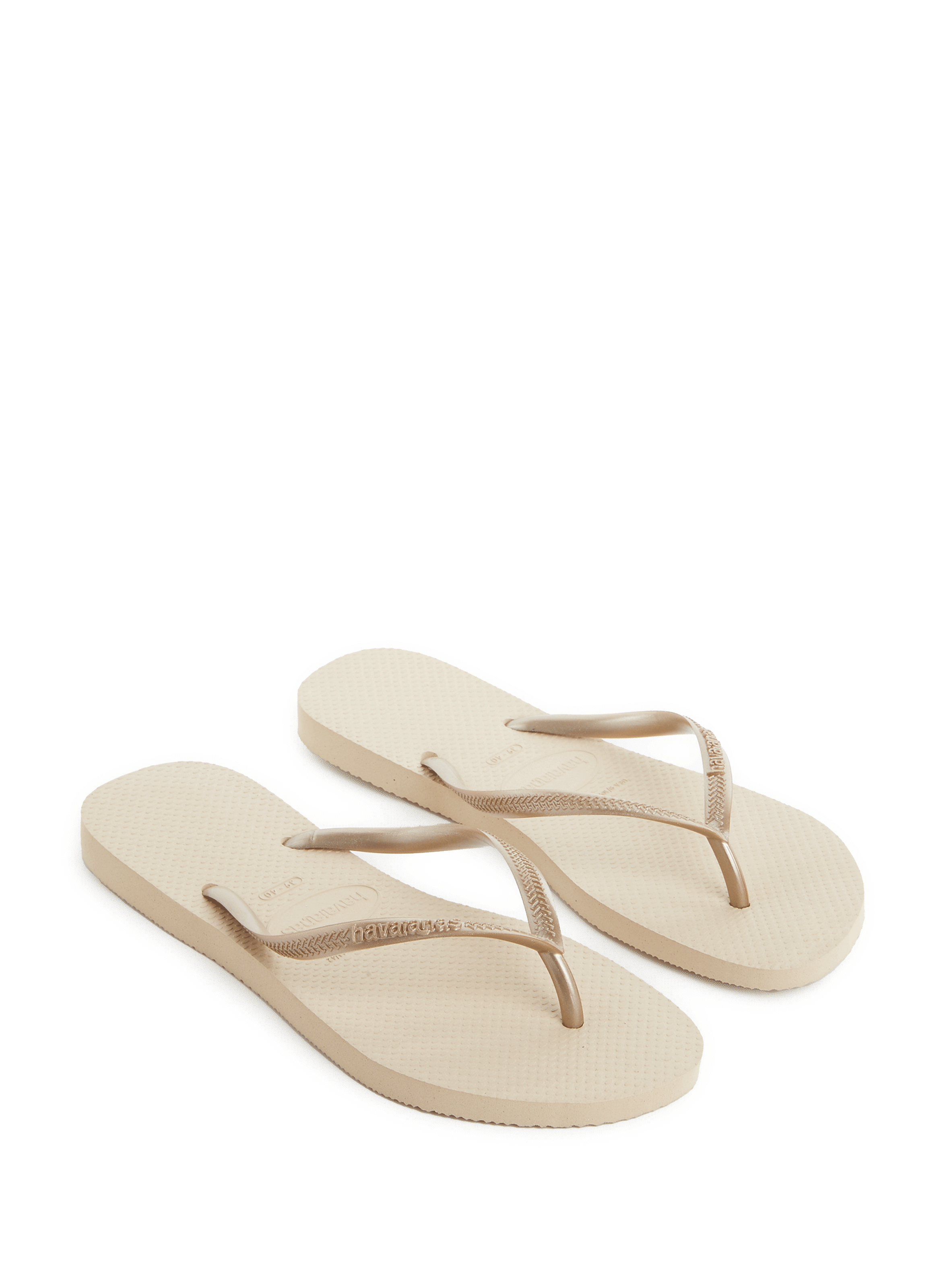 Slim flip flops HAVAIANAS Beige