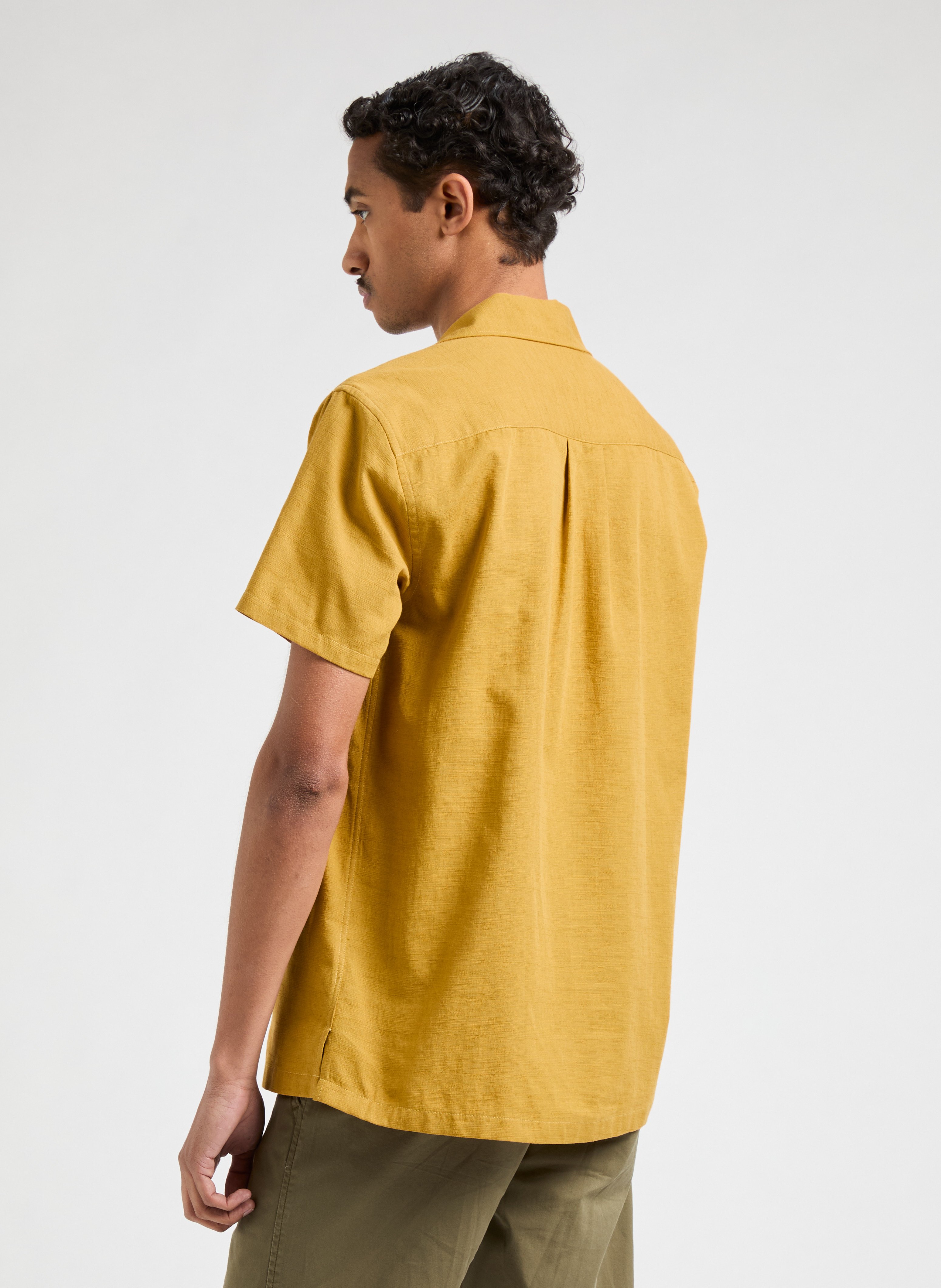 Chemise en coton AU PRINTEMPS PARIS Jaune