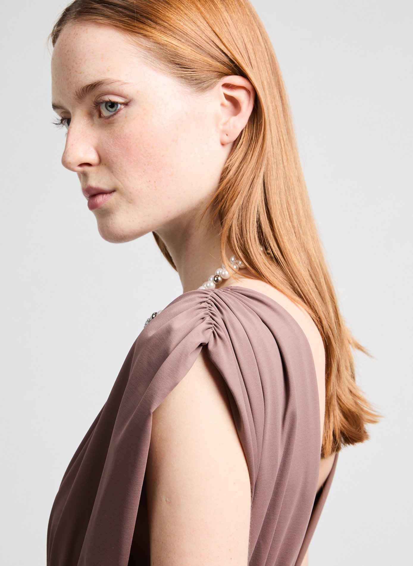 One-piece swimsuit MAIO PARIS Brown