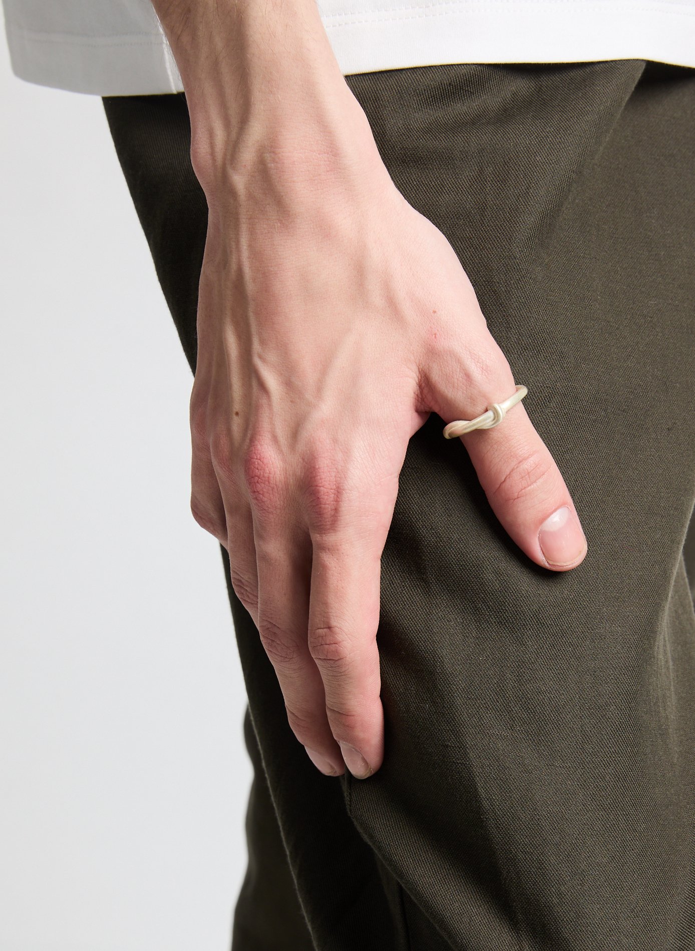 Bague matte Ulysse ANNELISE MICHELSON Argent