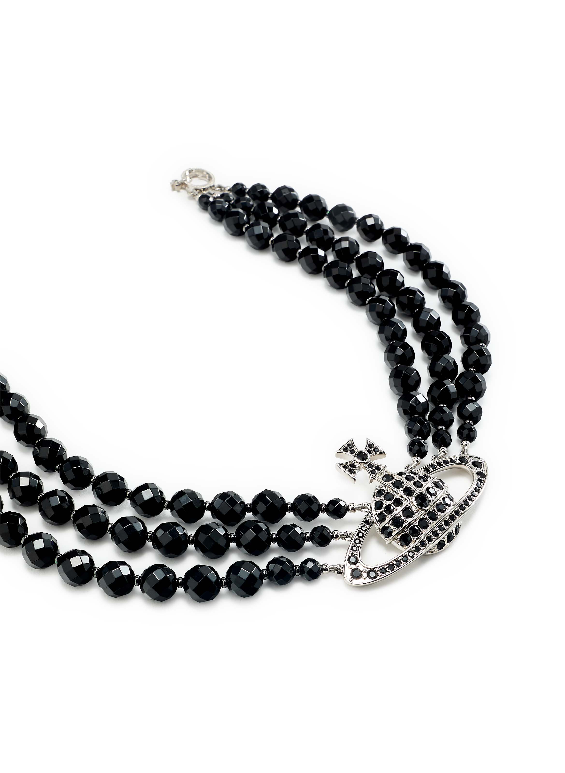 Collier Messaline 3 rangs VIVIENNE WESTWOOD Noir