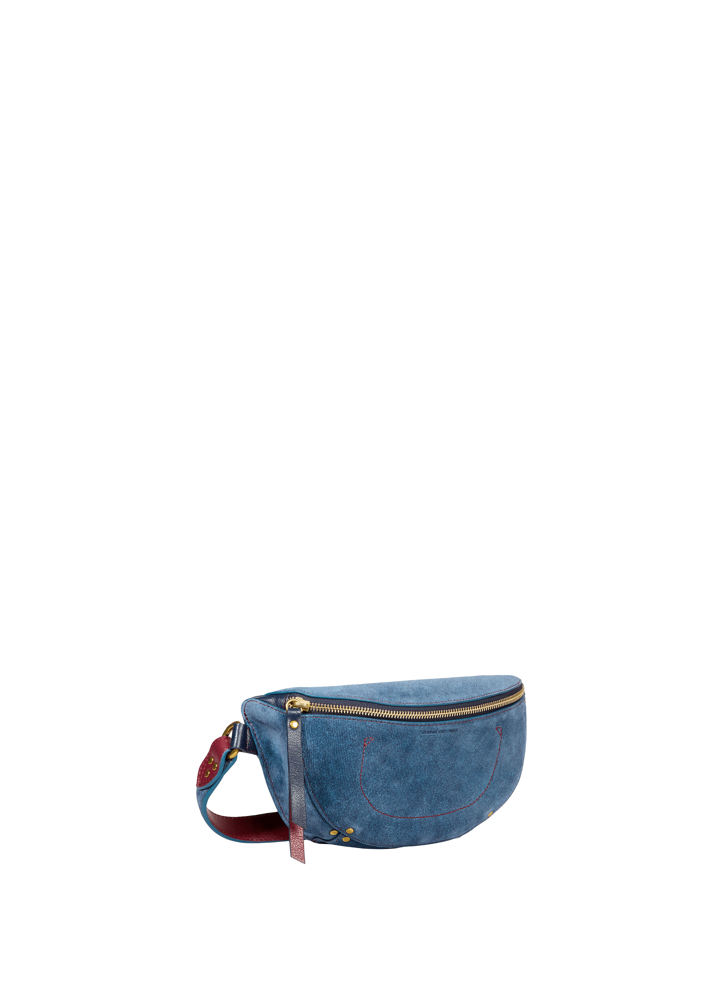 Linen Fanny Pack JÉRÔME DREYFUSS Blue