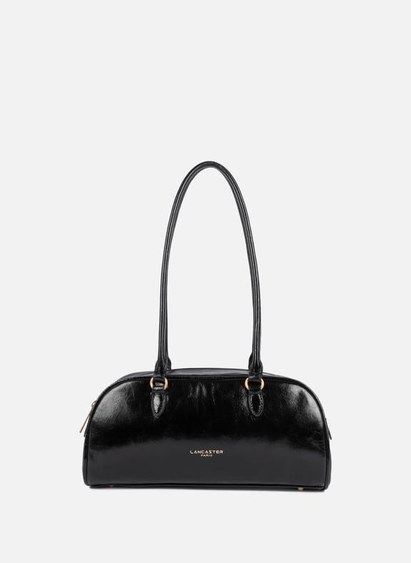 Sac à main bowling - rétro bow Noir by LANCASTER LANCASTER Sac à main bowling - rétro bow Noir