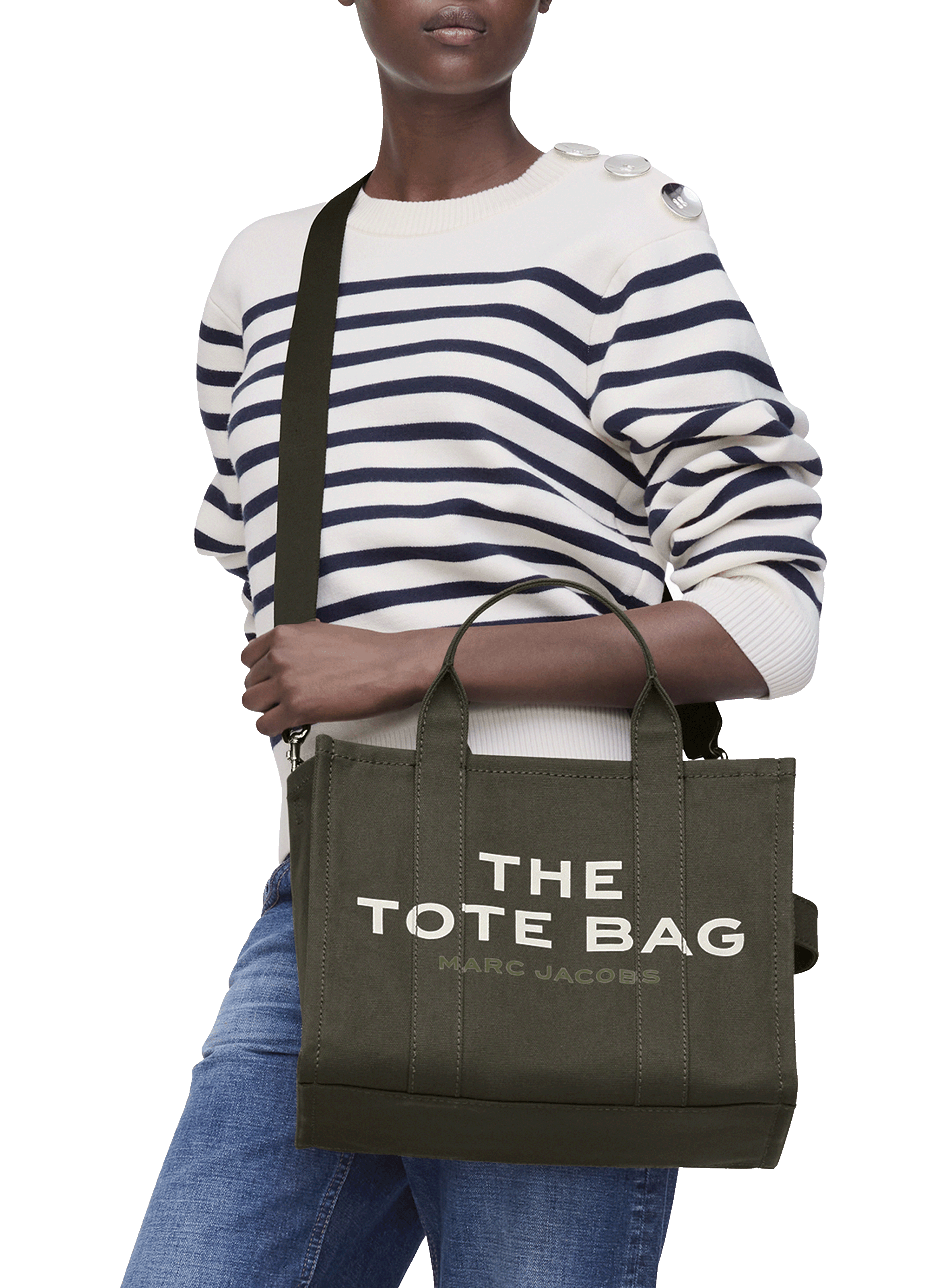 Sac cabas The Canvas Medium Tote Bag MARC JACOBS Vert