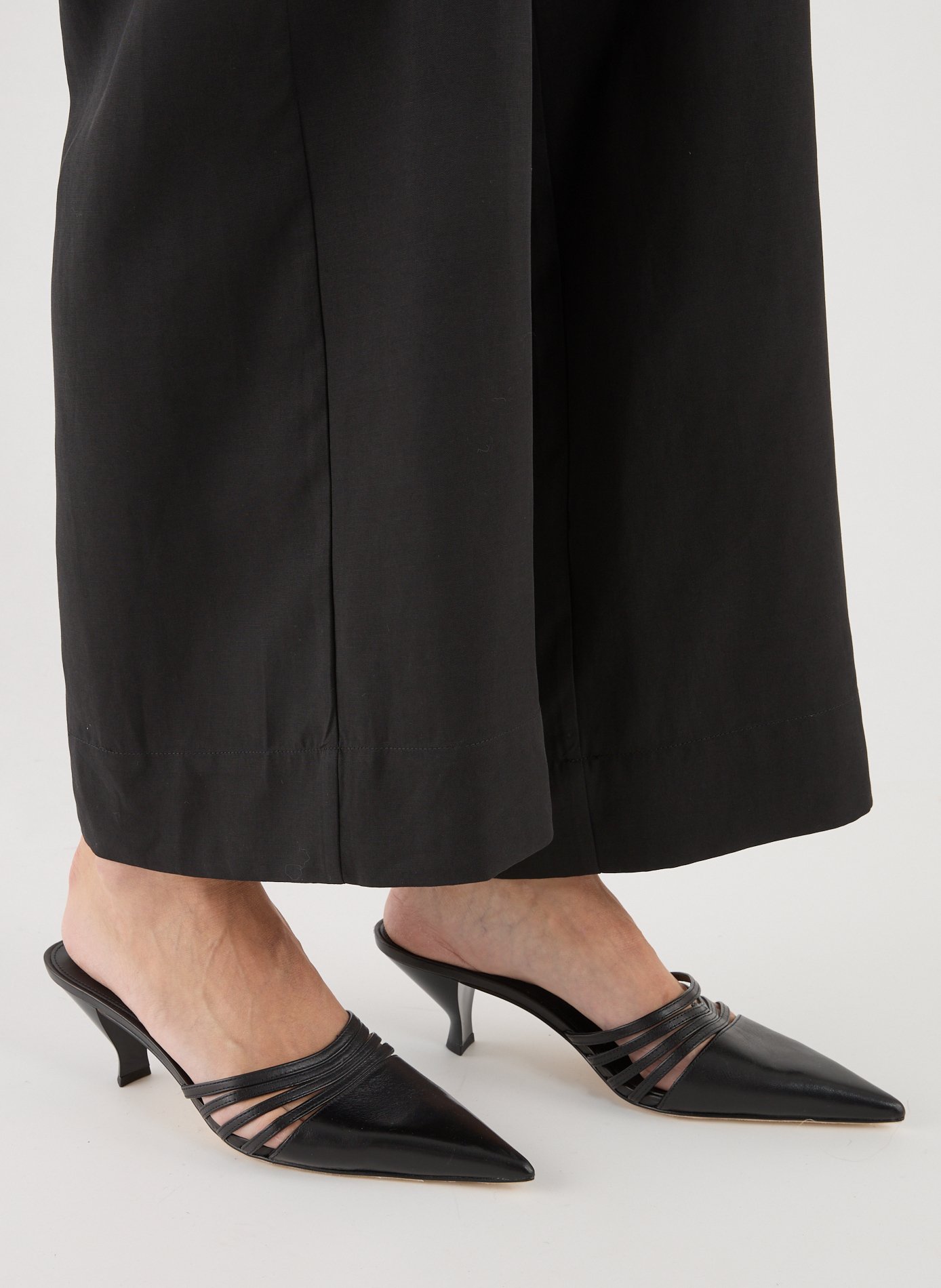 Mules à talon en cuir  MICHAEL KORS Noir