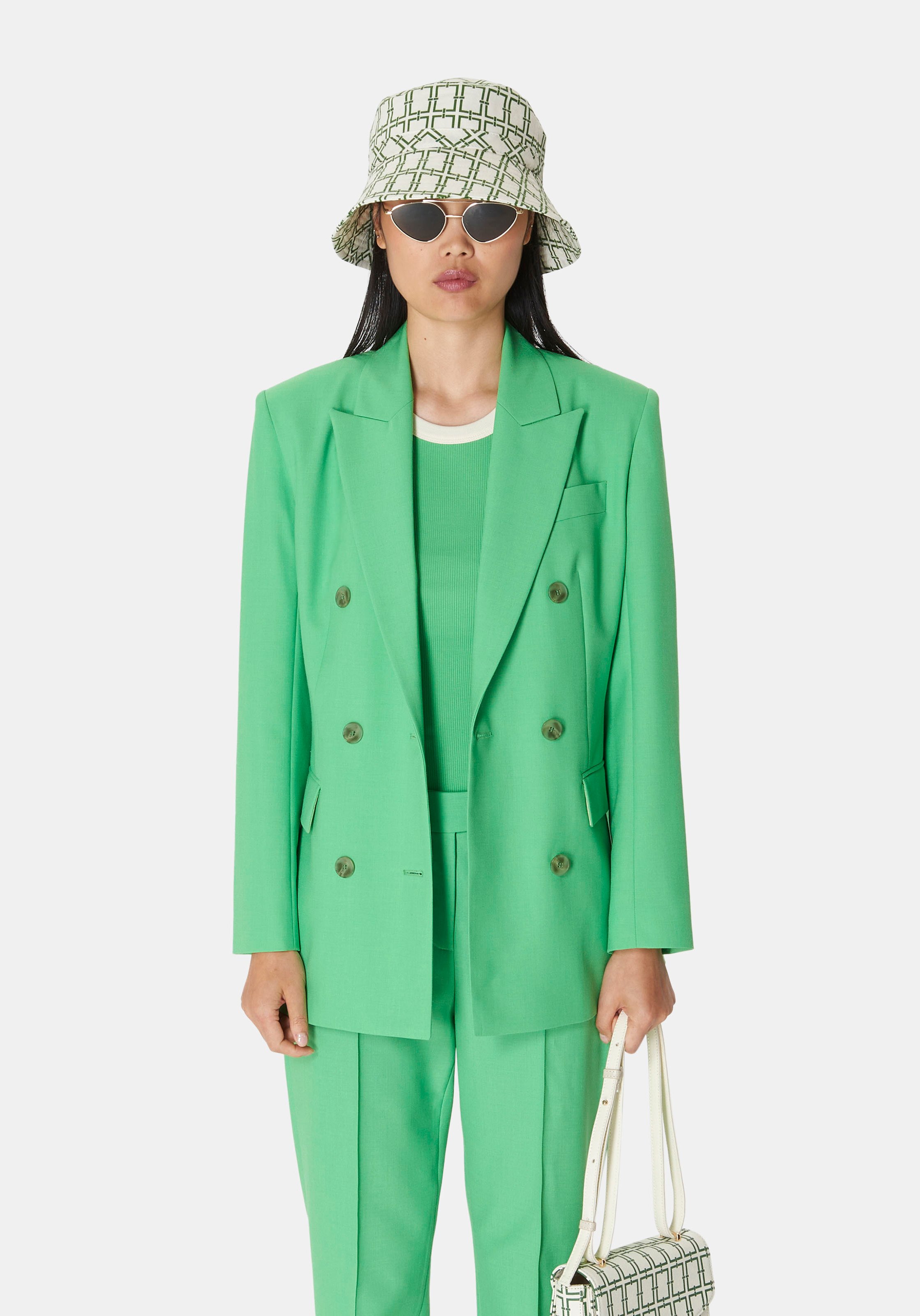 Veste viola TARA JARMON Vert