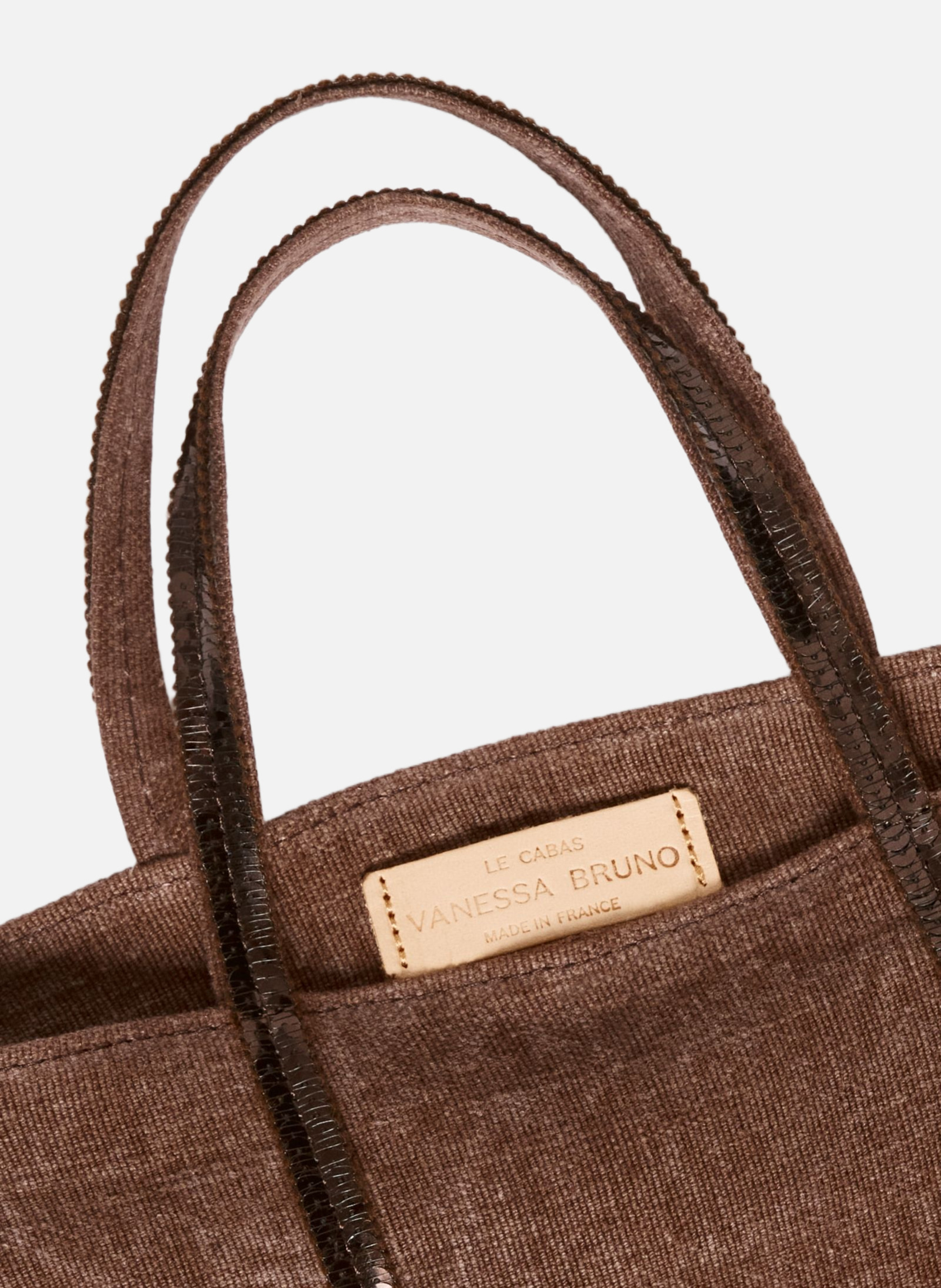Cabas s en lin VANESSA BRUNO Marron