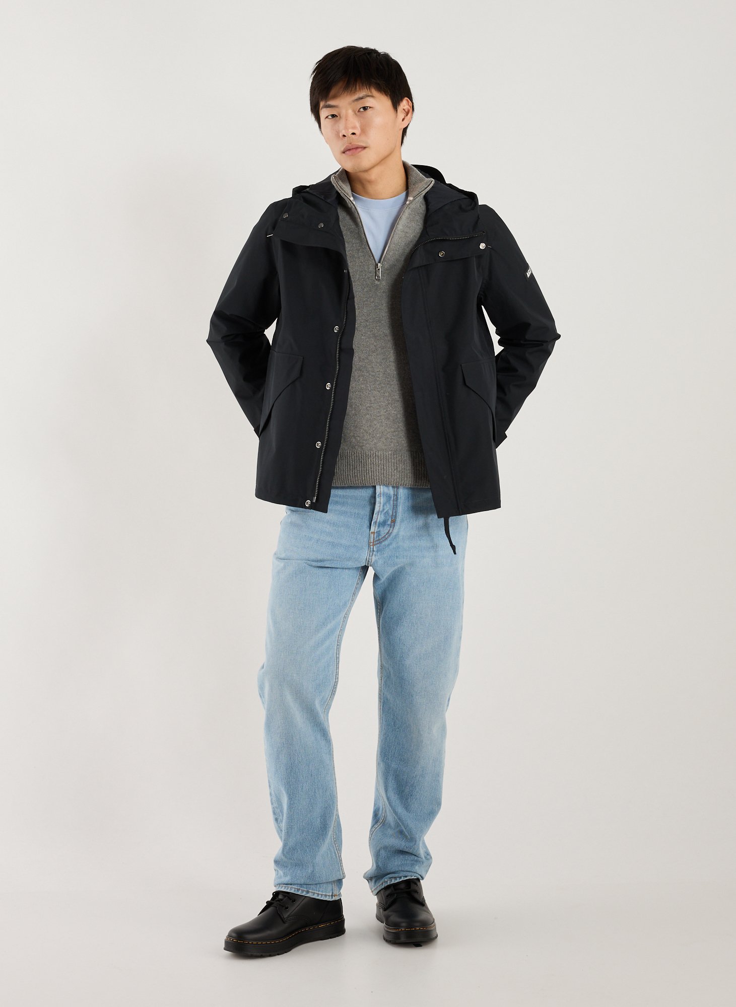 Parka ample à capuche AIGLE Noir