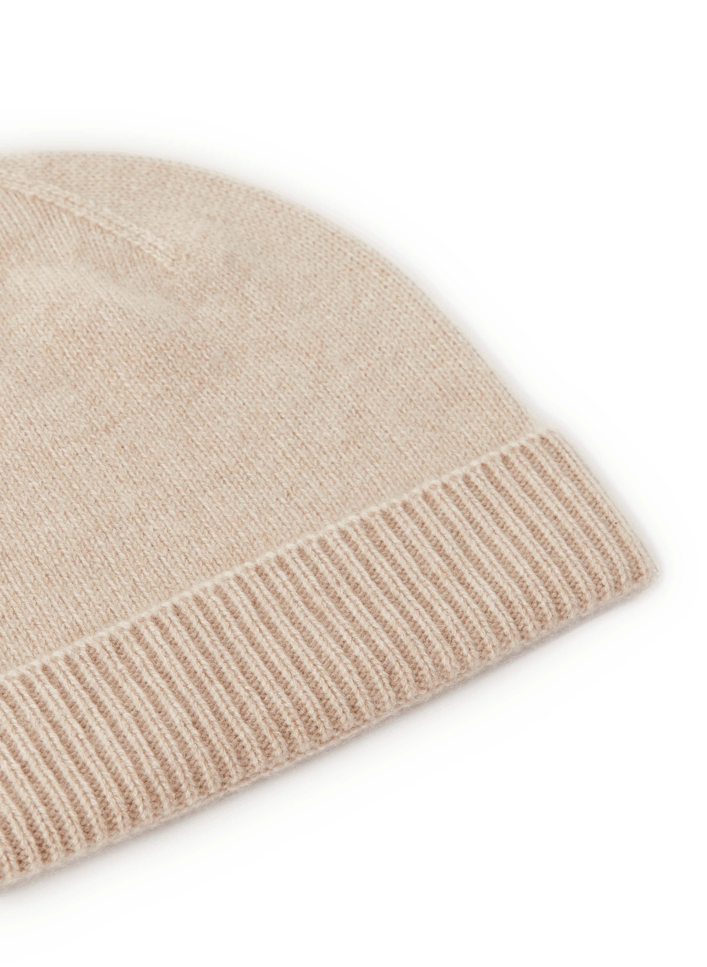 Bonnet côtelé en cachemire AU PRINTEMPS PARIS Beige