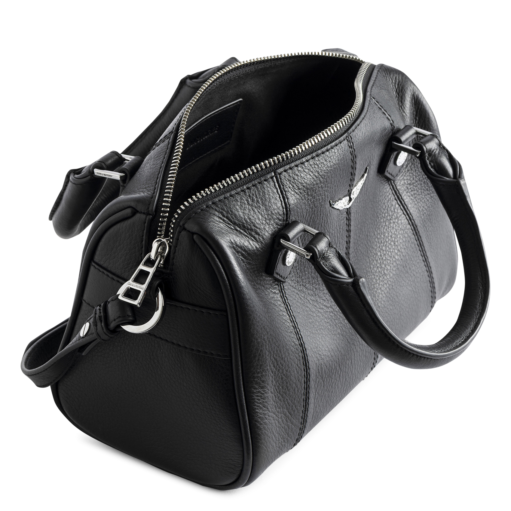 Sac bandoulière en cuir xs sunny ZADIG&VOLTAIRE Noir