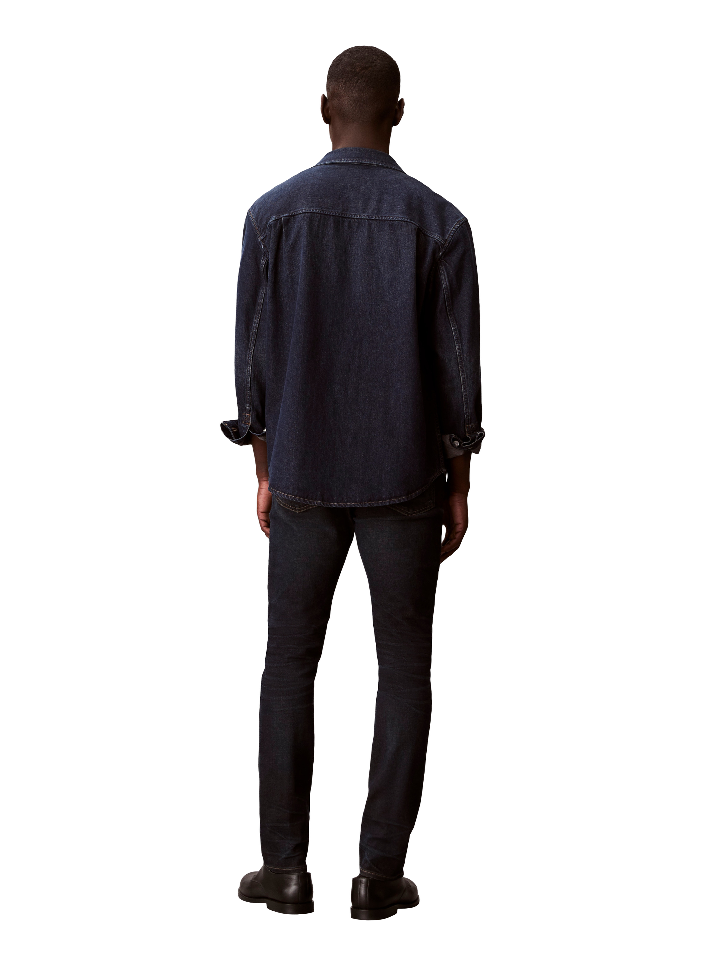 Cotton-blend skinny jeans CALVIN KLEIN Blue