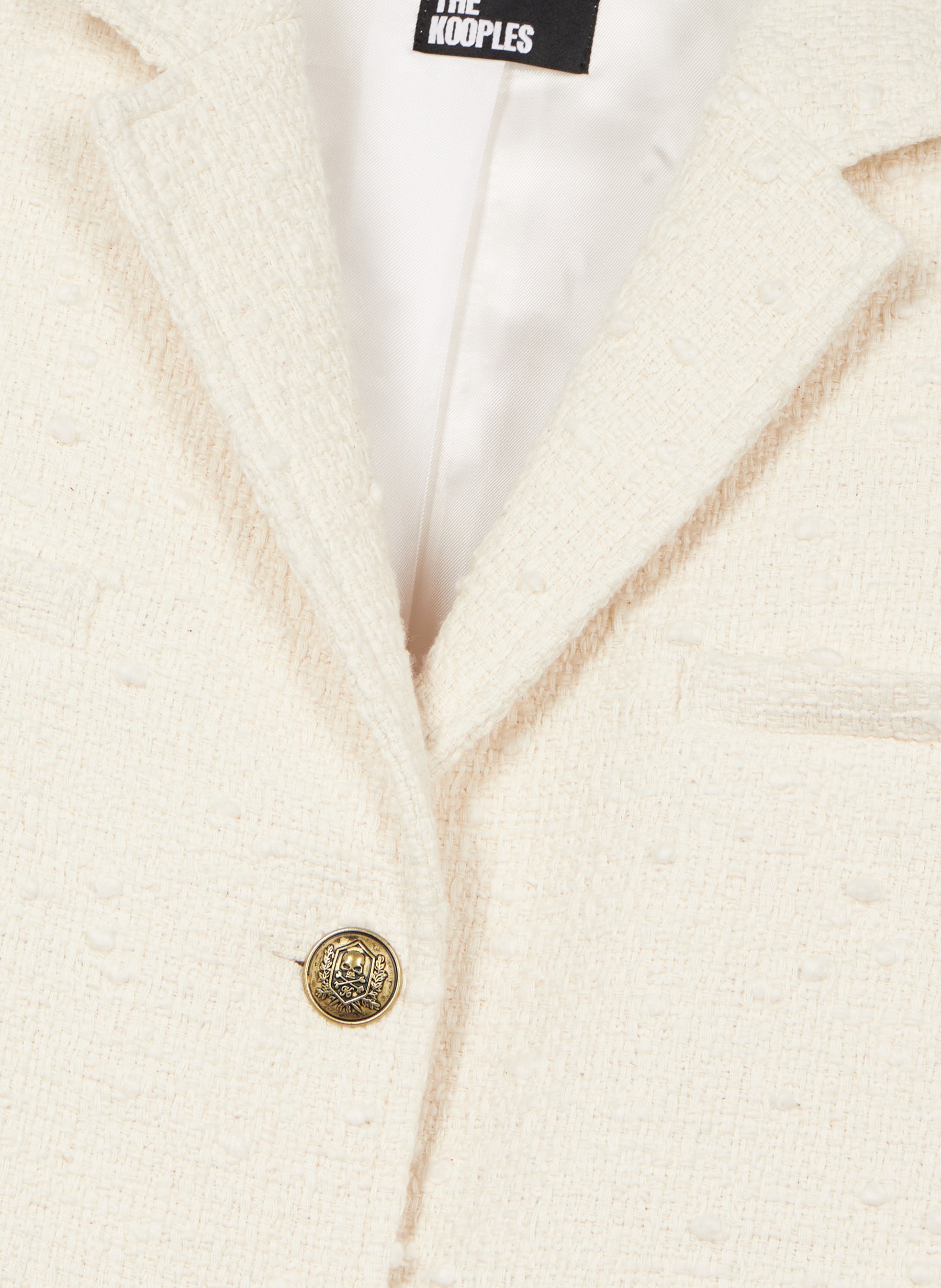 Veste tailleur en tweed THE KOOPLES Beige