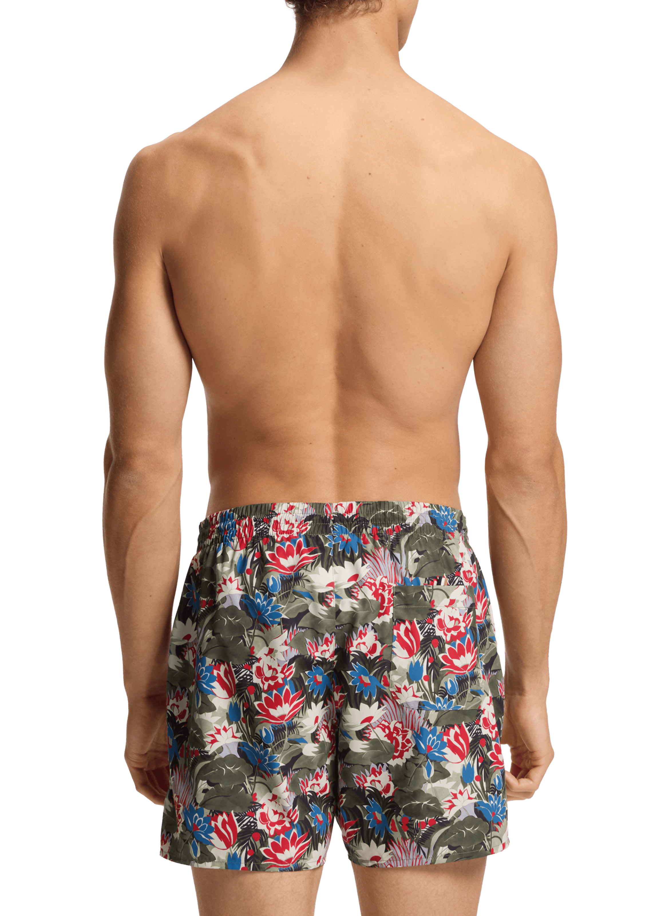 Piranha pattern swim shorts BOSS Multicolour