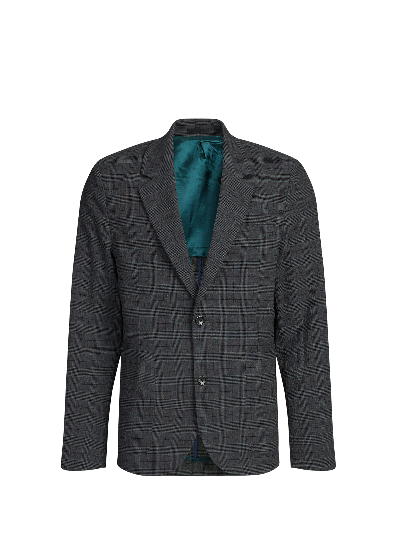 Checked cotton blend blazer PAUL SMITH Black