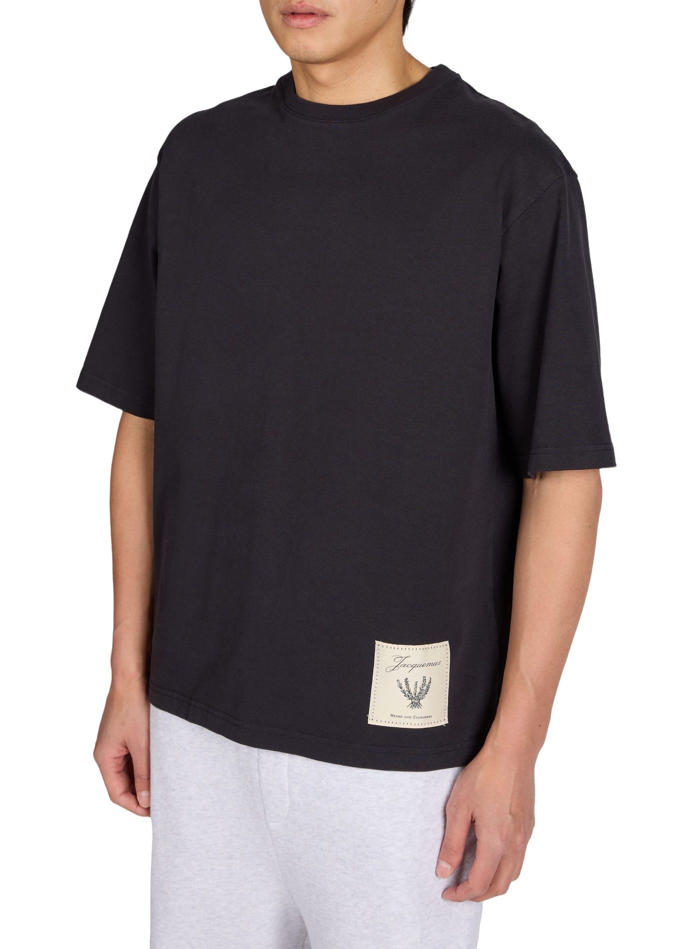 Short-sleeved Torneo cotton T-shirt JACQUEMUS Blue