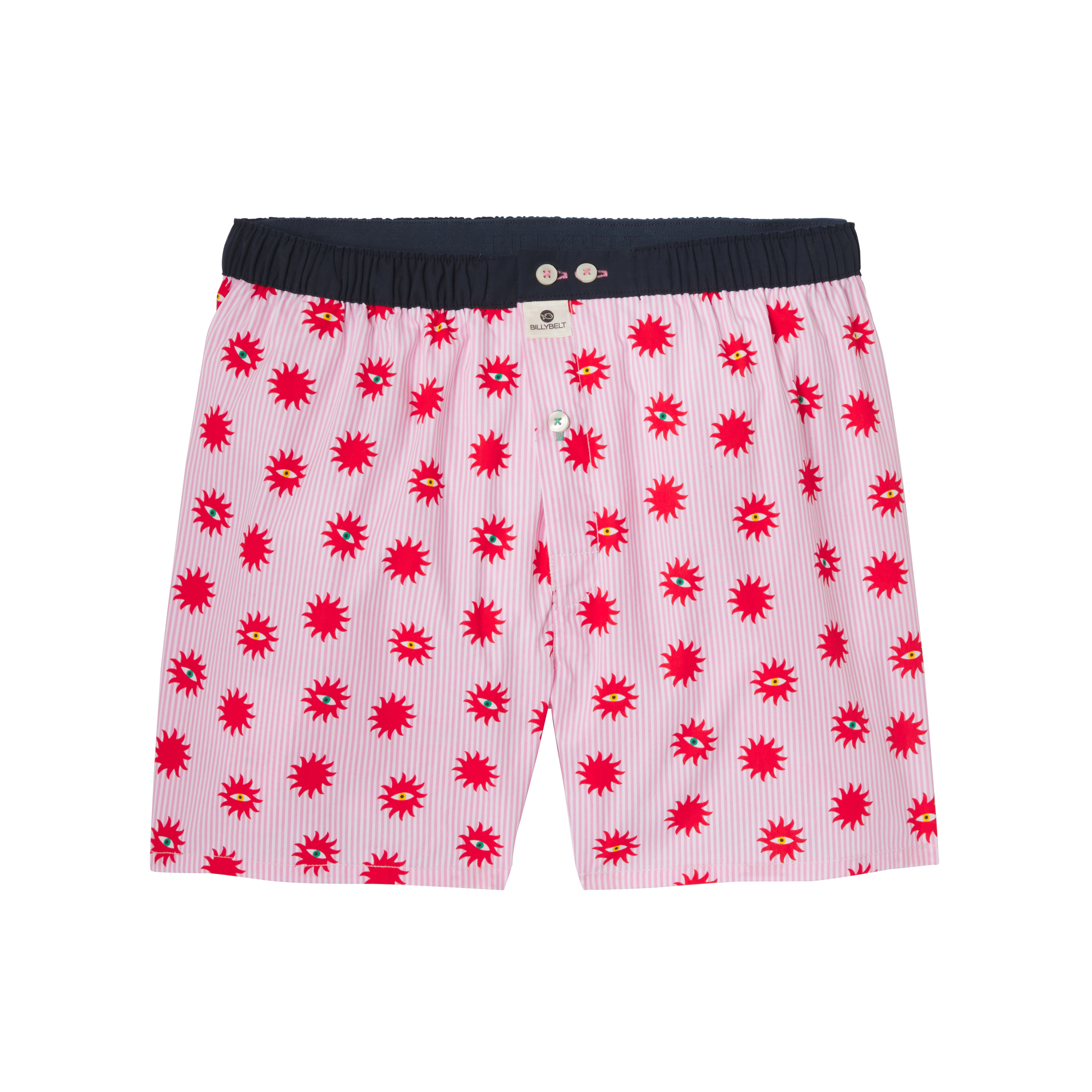 Caleçon en coton biologique BILLYBELT Rose