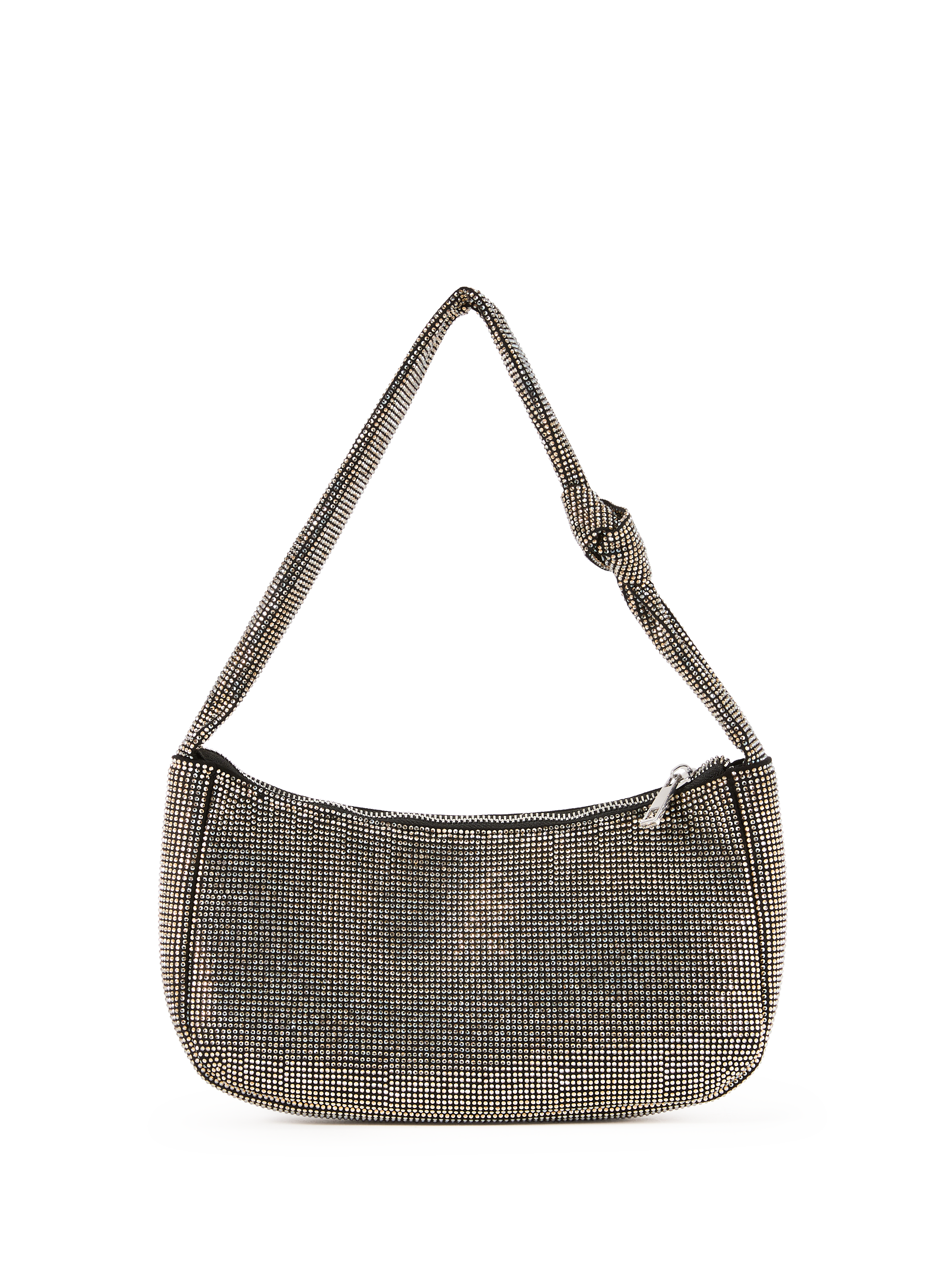 Rhinestone baguette bag AU PRINTEMPS PARIS Golden