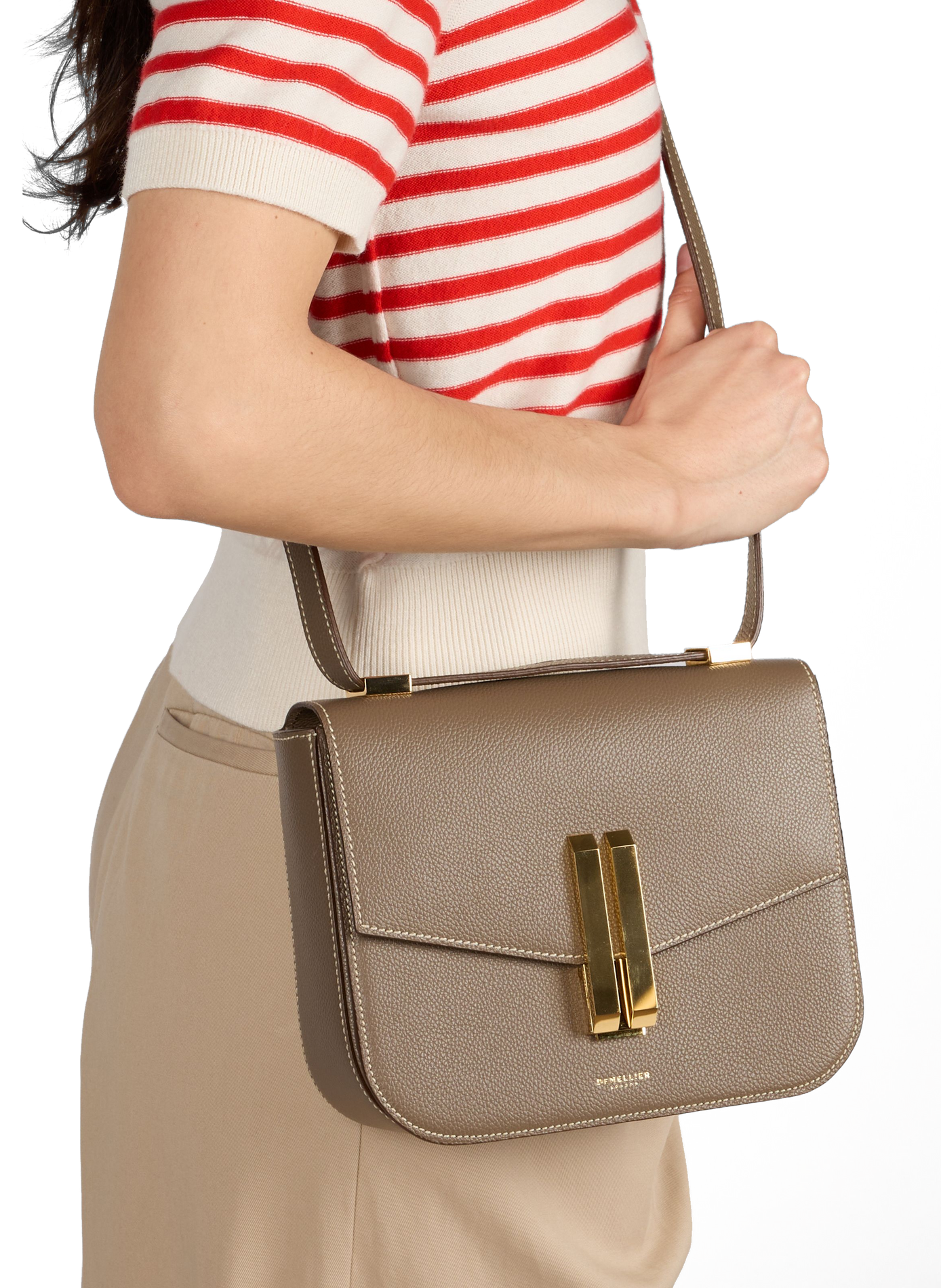 Vancouver leather handbag  DEMELLIER LONDON Brown