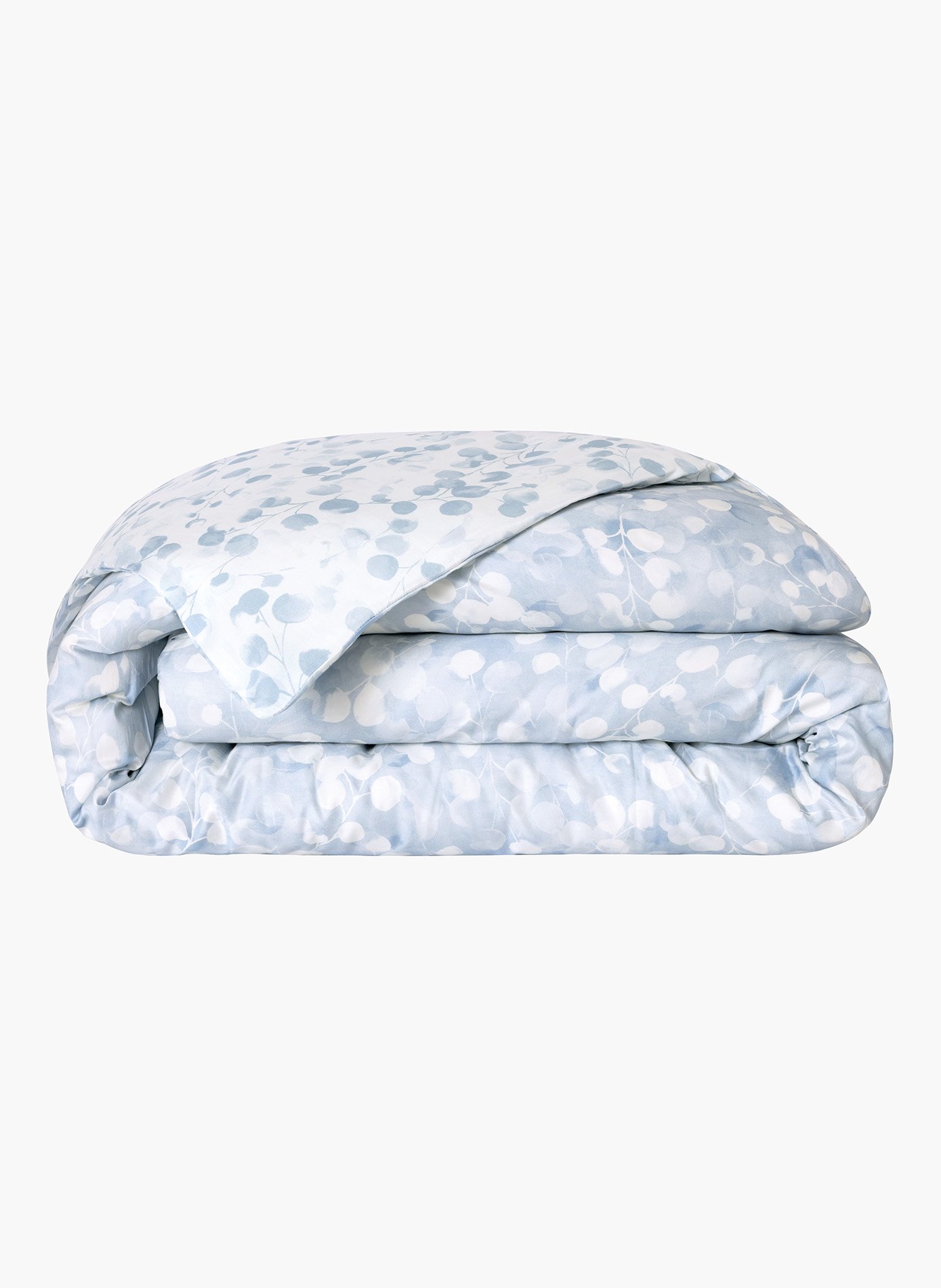 Housse de couette rosée bleu ANNE DE SOLENE Bleu