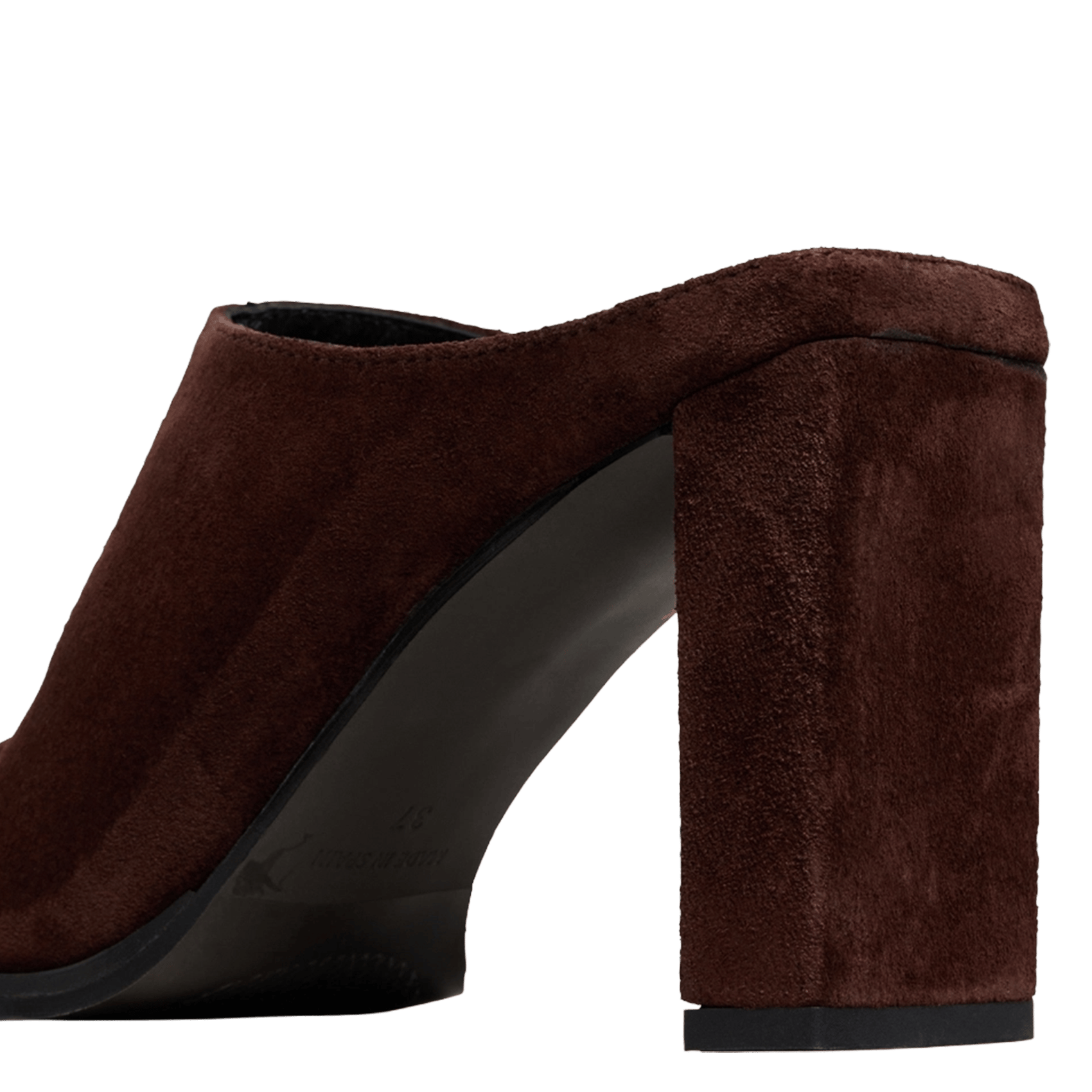 Mules hautes en cuir blair JONAK Marron