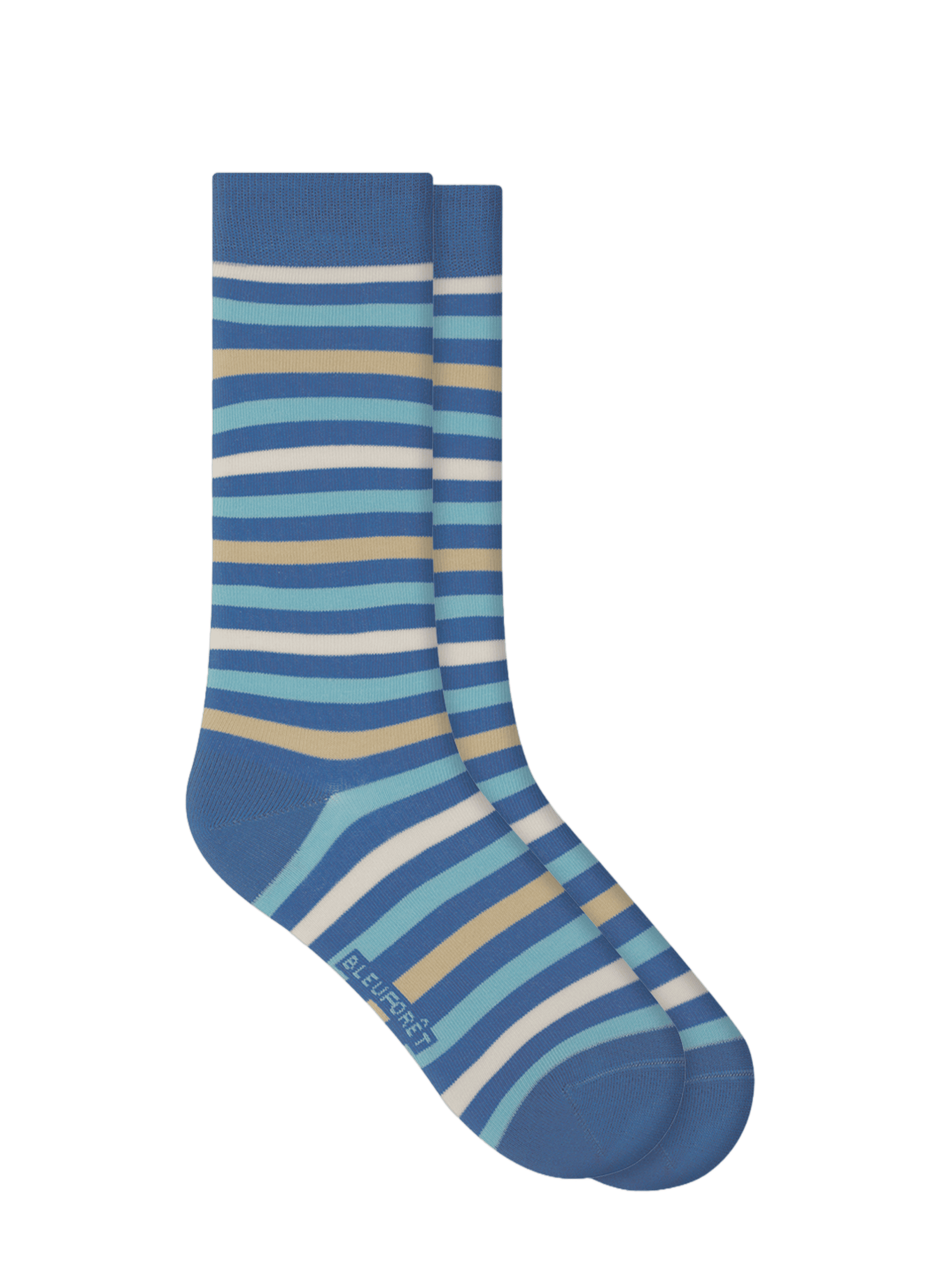Striped ankle socks BLEUFORÊT Blue