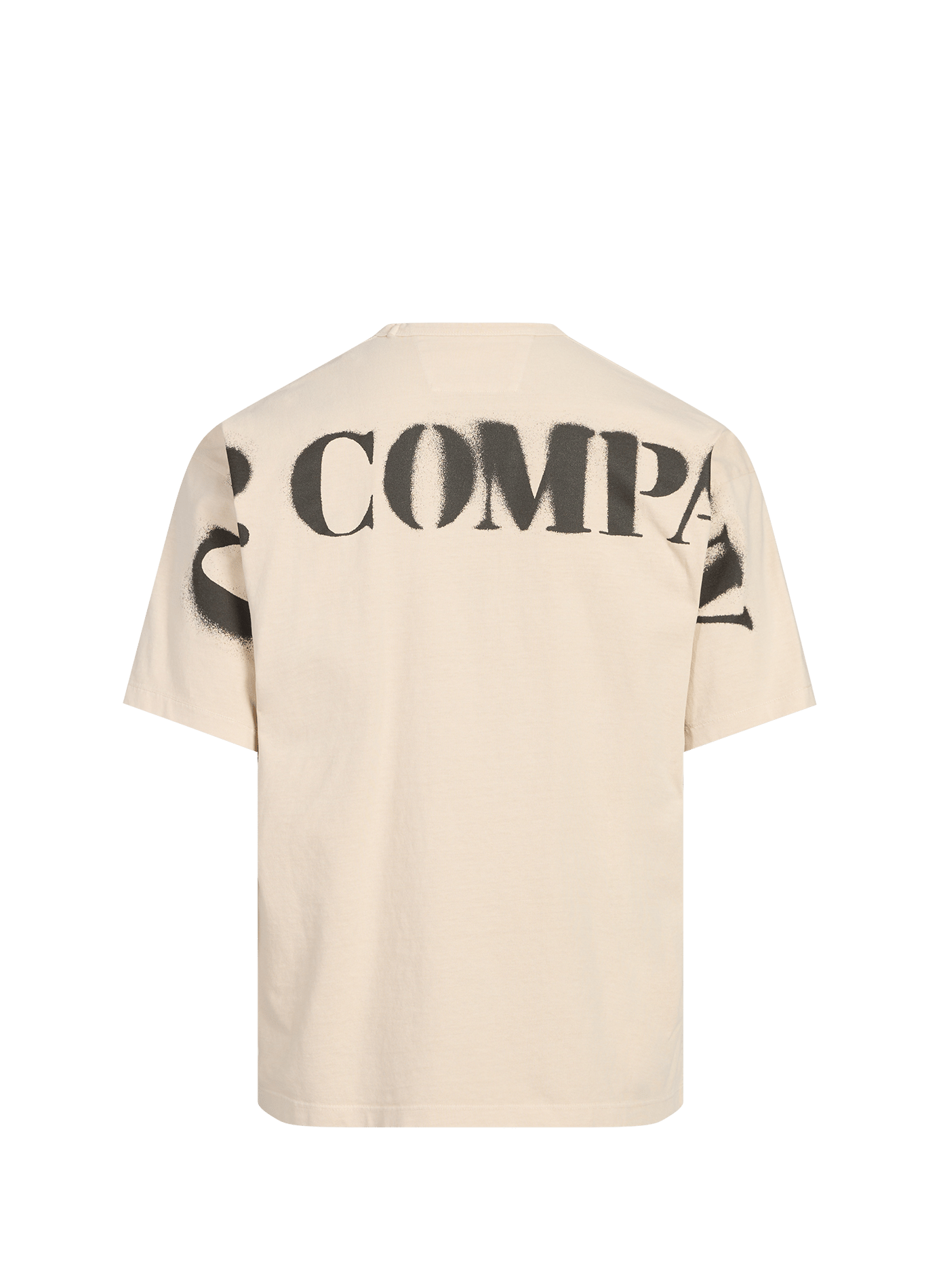 T-shirt imprimé en coton CP COMPANY Beige