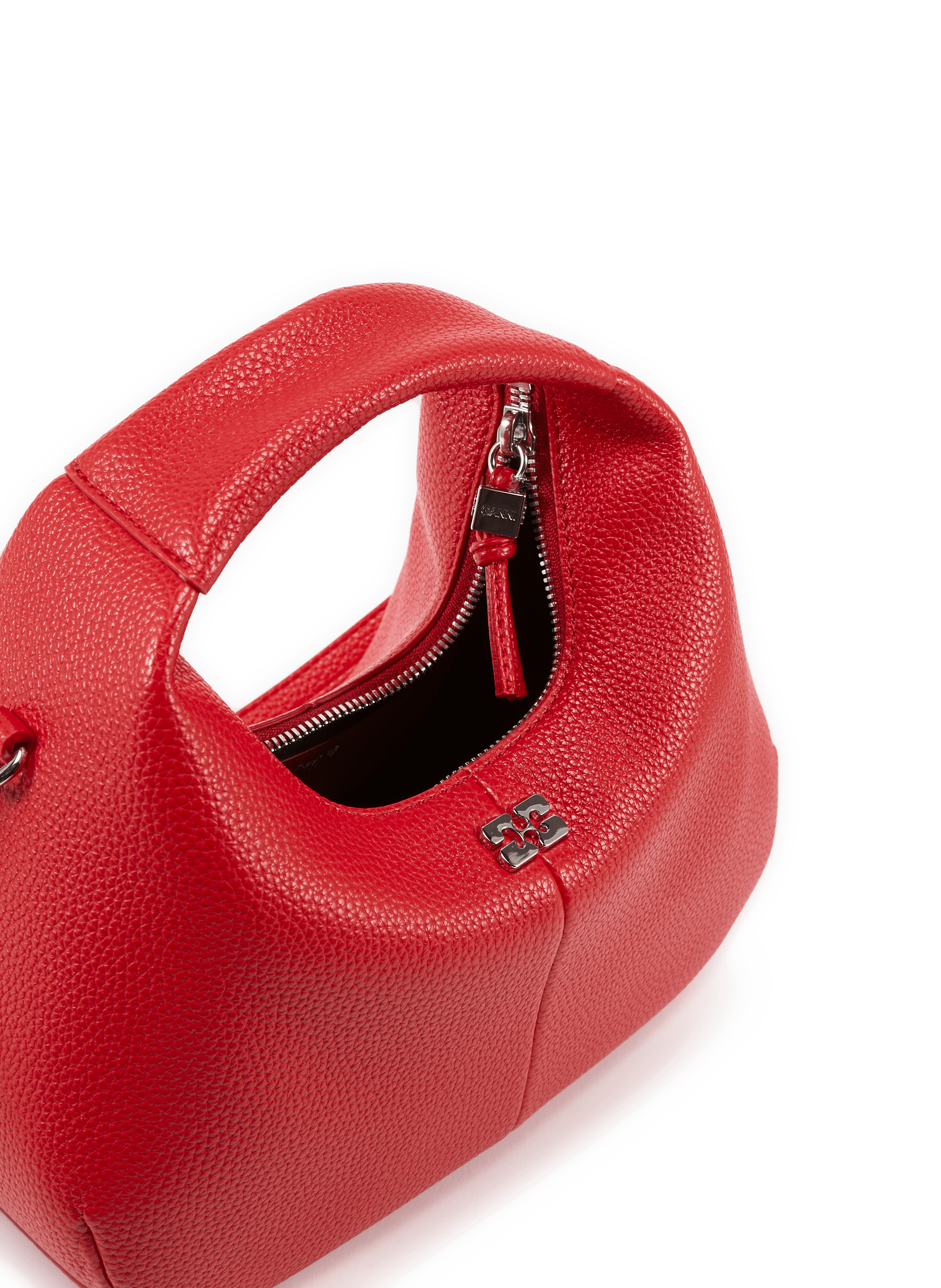 Hobo Mini bag with mirror tag GANNI Red