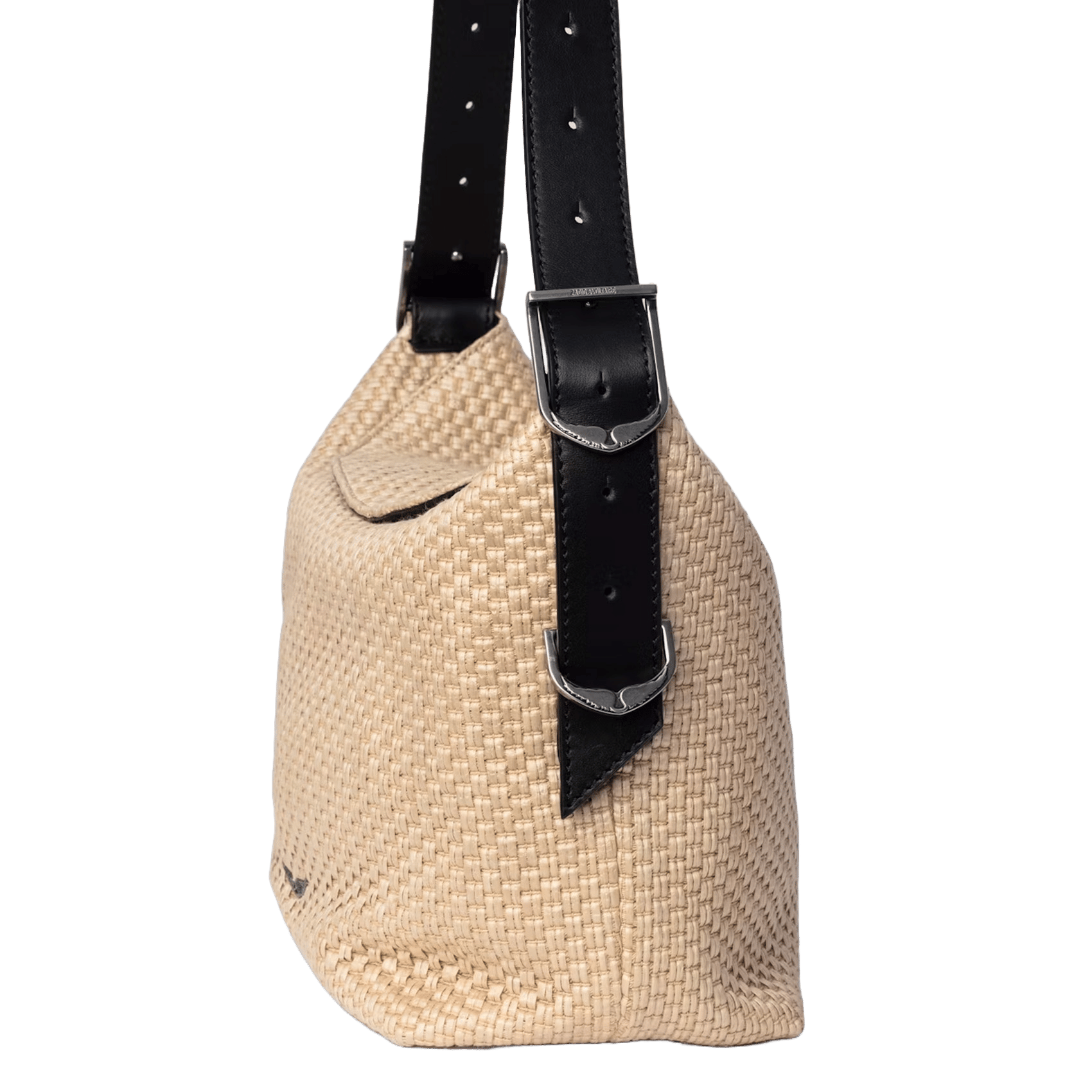 Sac porté épaule en coton mélangé jane ZADIG&VOLTAIRE Noir